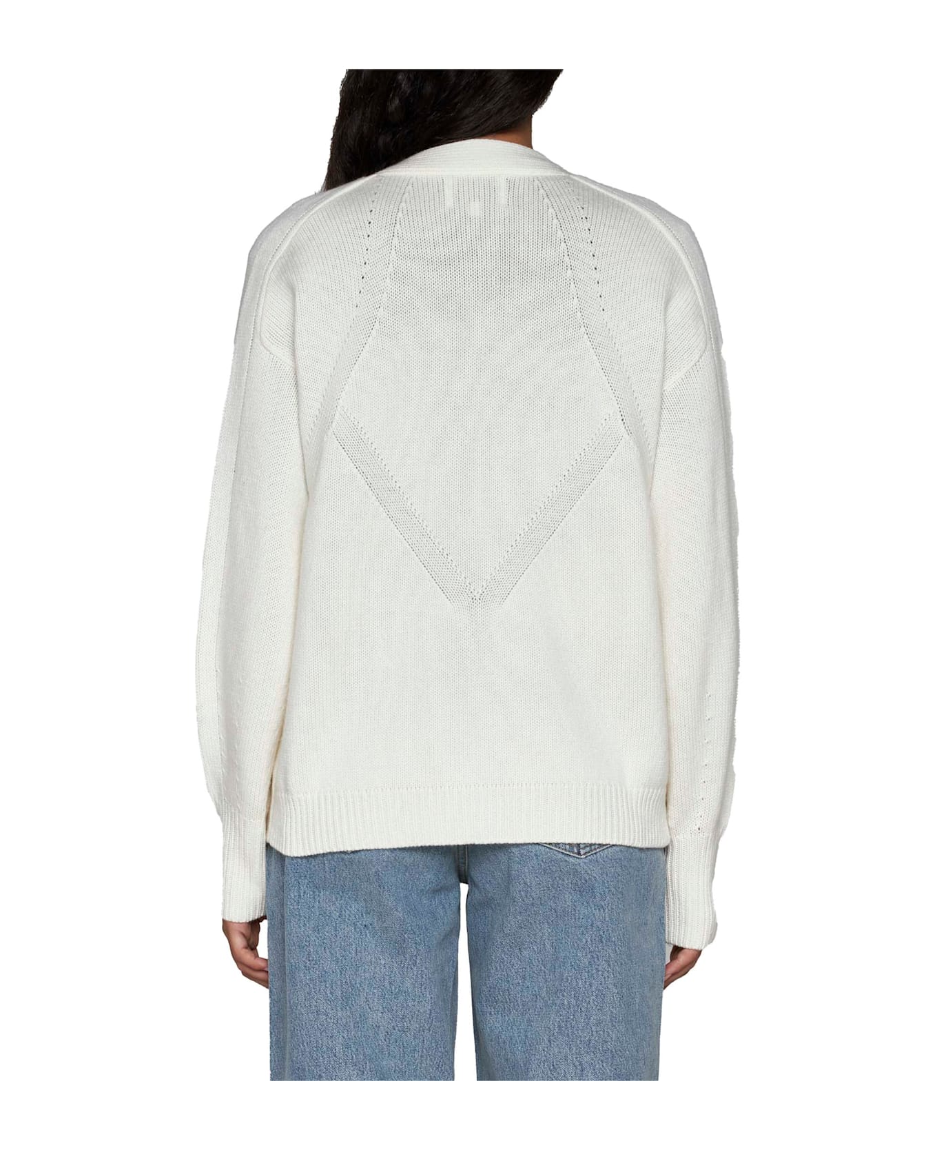 Loulou Studio Cardigan - White