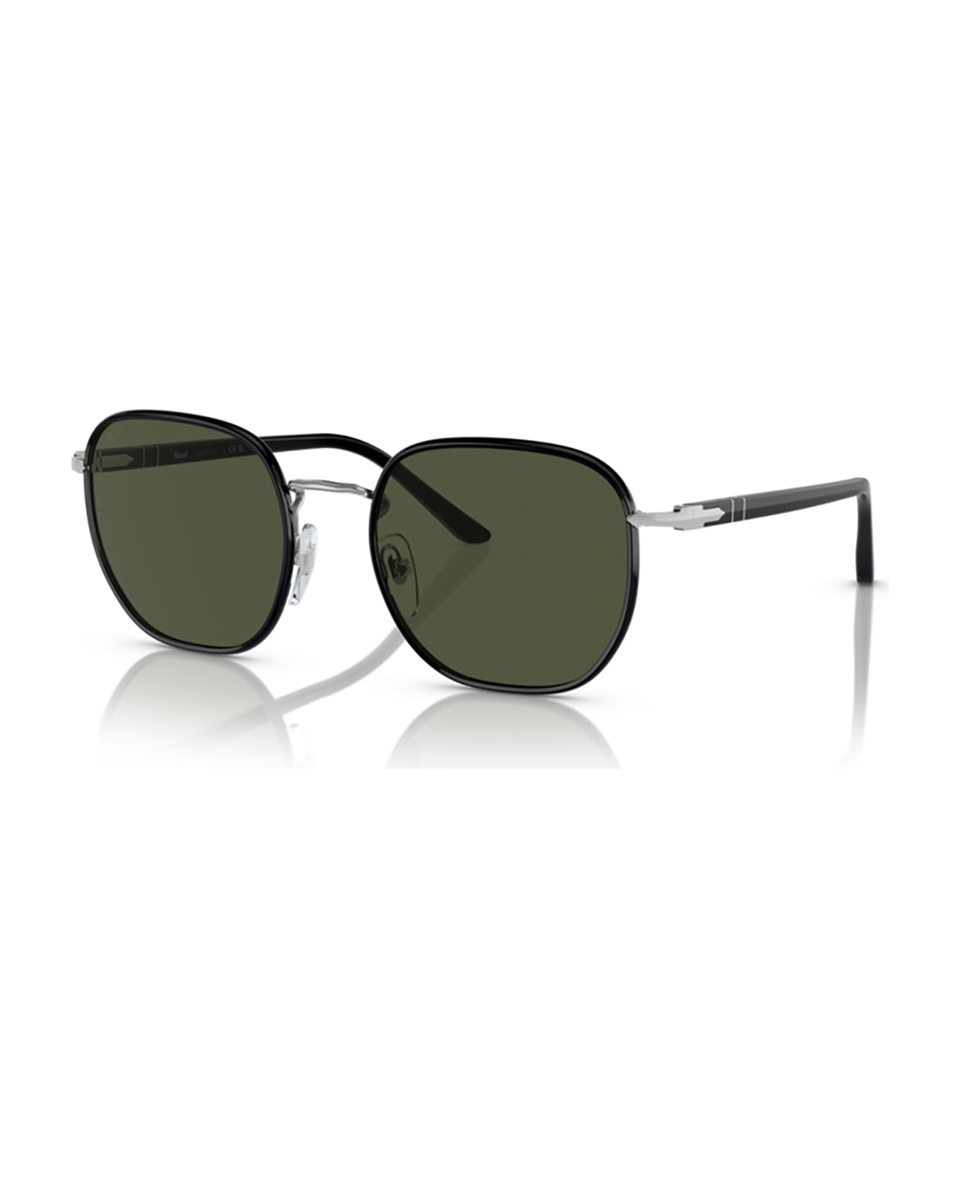 Persol Po1015sj Silver / Black Sunglasses - Silver  /  Black サングラス