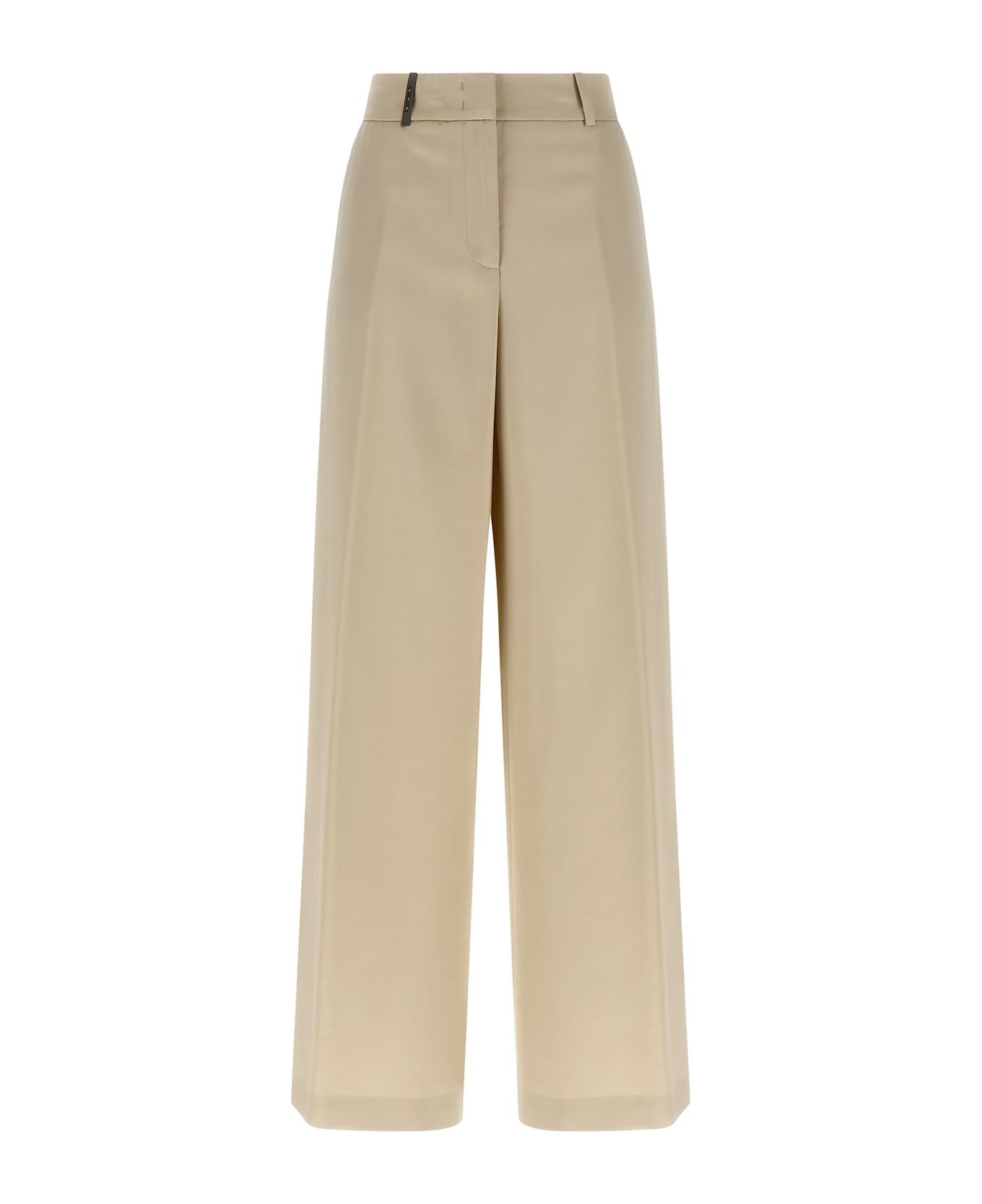 Peserico Palazzo Pants - Beige