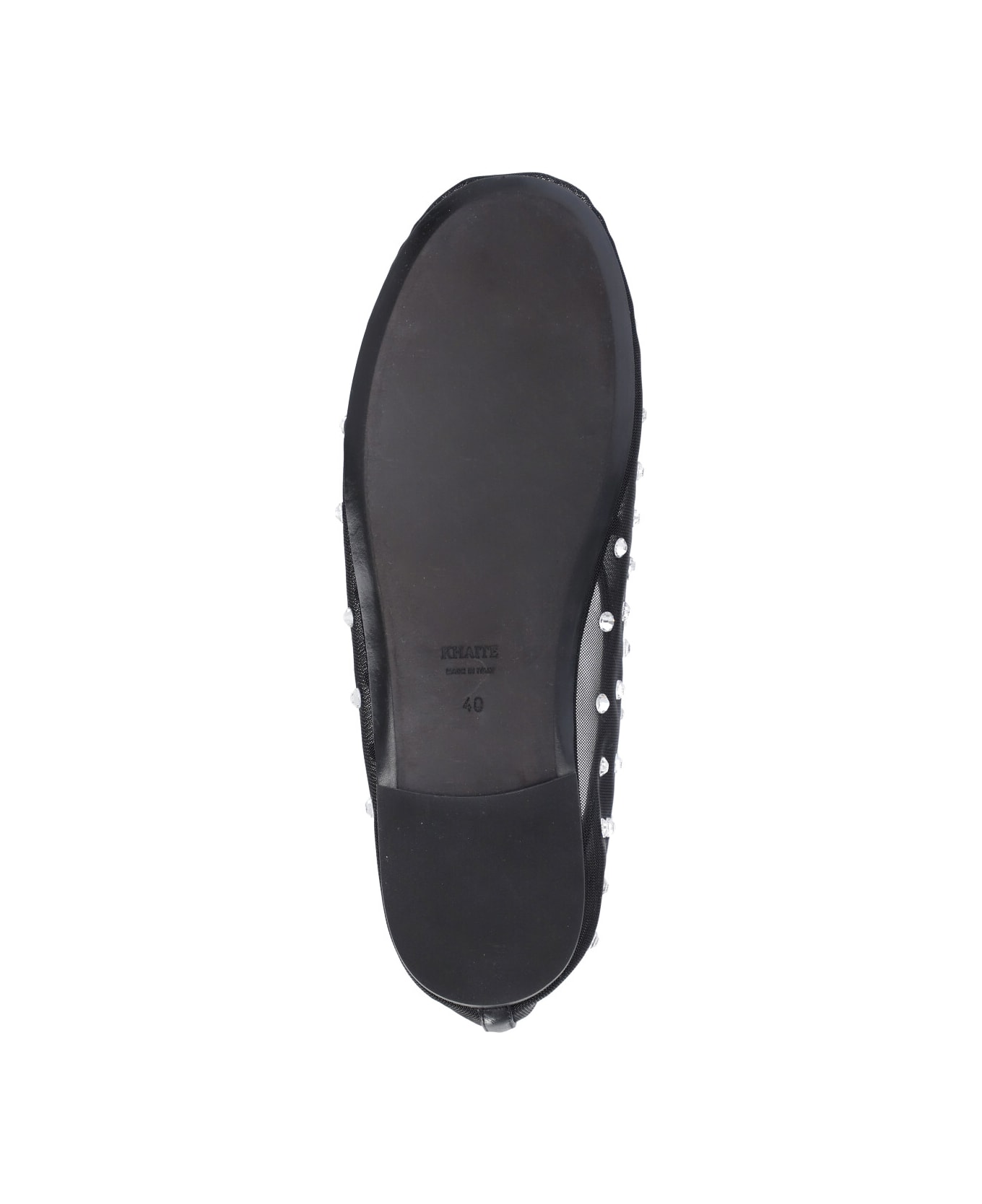 Khaite Marcy Flats Ballet Shoes - Black フラットシューズ