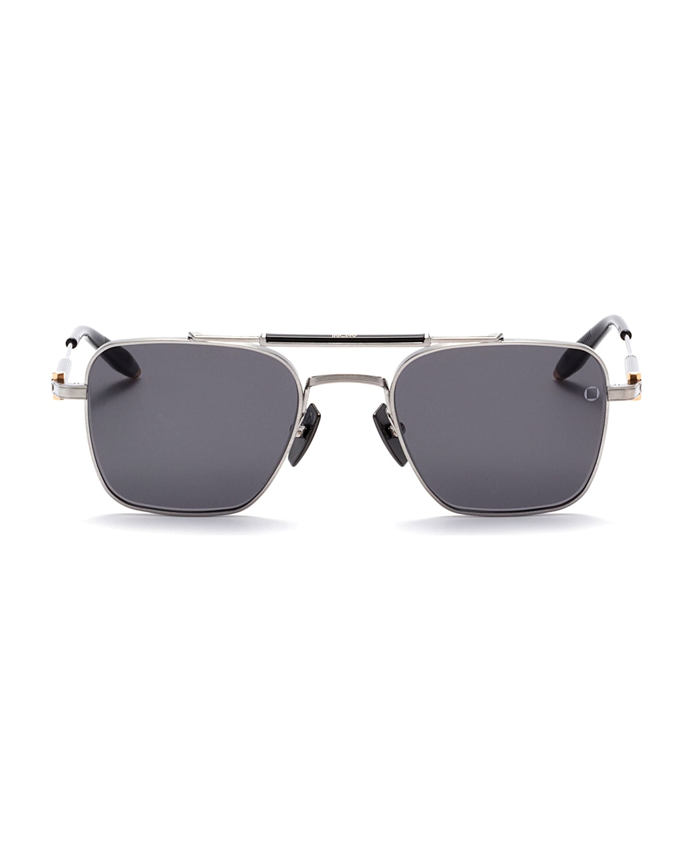 Akoni Europa - Brushed Palladium / Dark Grey Crystal Sunglasses - Palladium