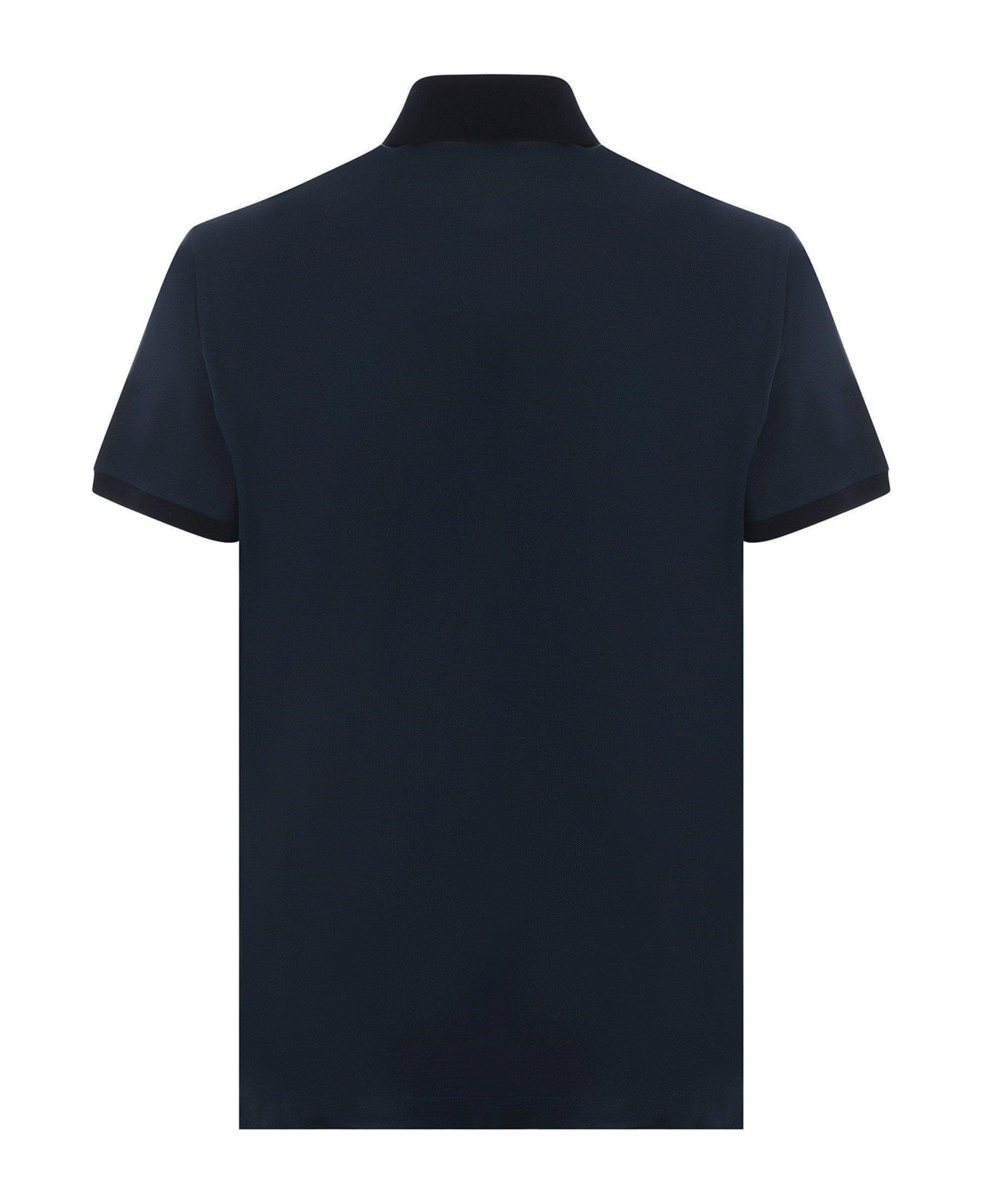 Etro Polo Shirt With Pegasus Logo - Blu scuro