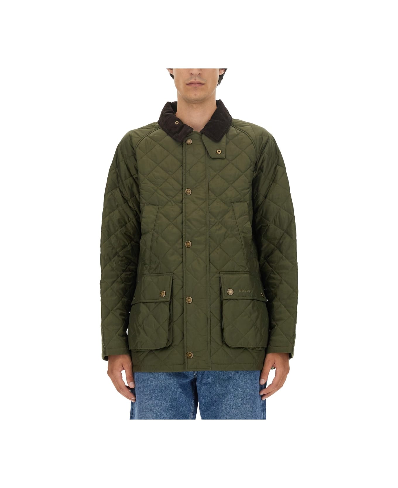 Barbour Quilted Jacket "ashby" - GREEN