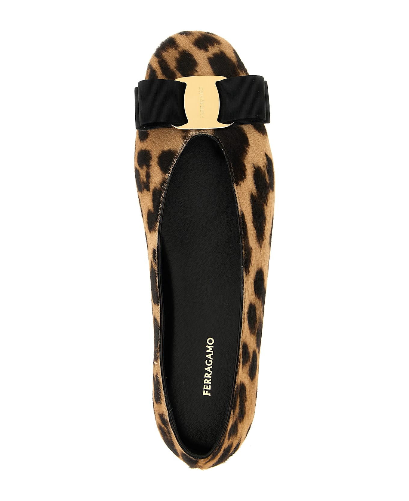 Ferragamo 'vanna' Ballet Flats - Multicolor