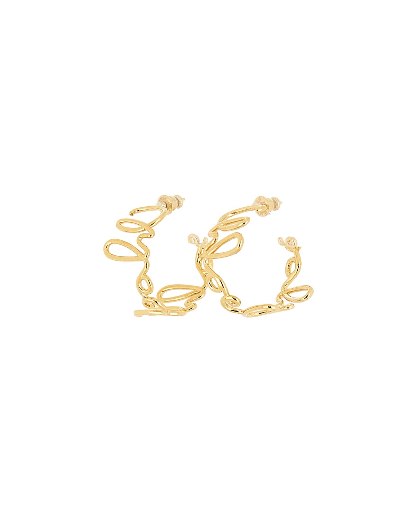 Chloé Logo Earrings - GOLD