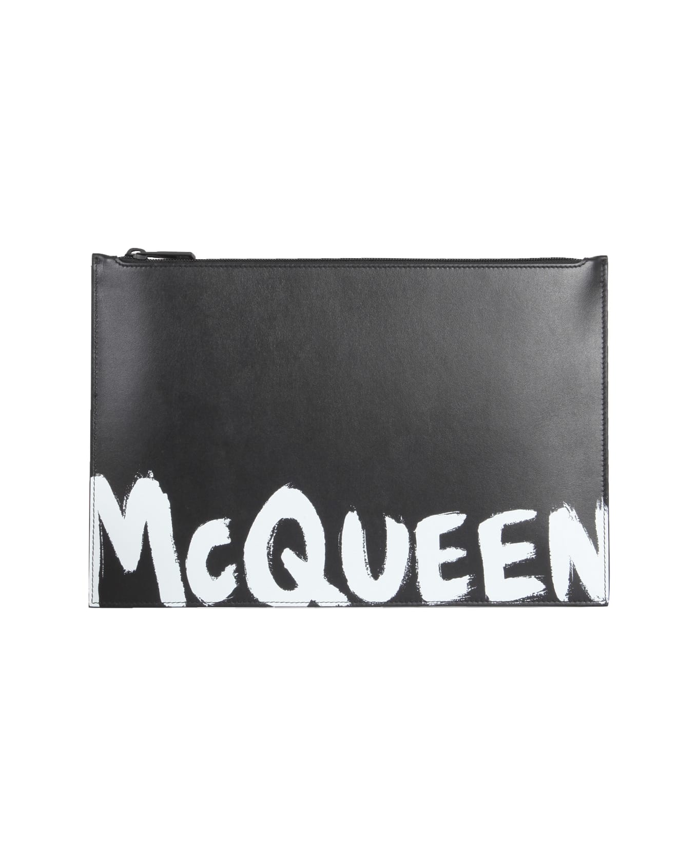 Alexander McQueen Leather Clutch - NERO