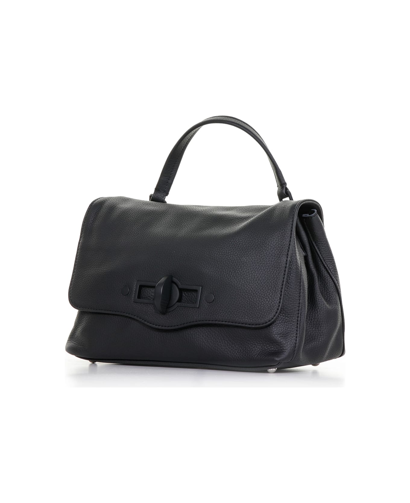 Zanellato Postina Pura 2.1 Bag In Leather - ETNA NERO トートバッグ