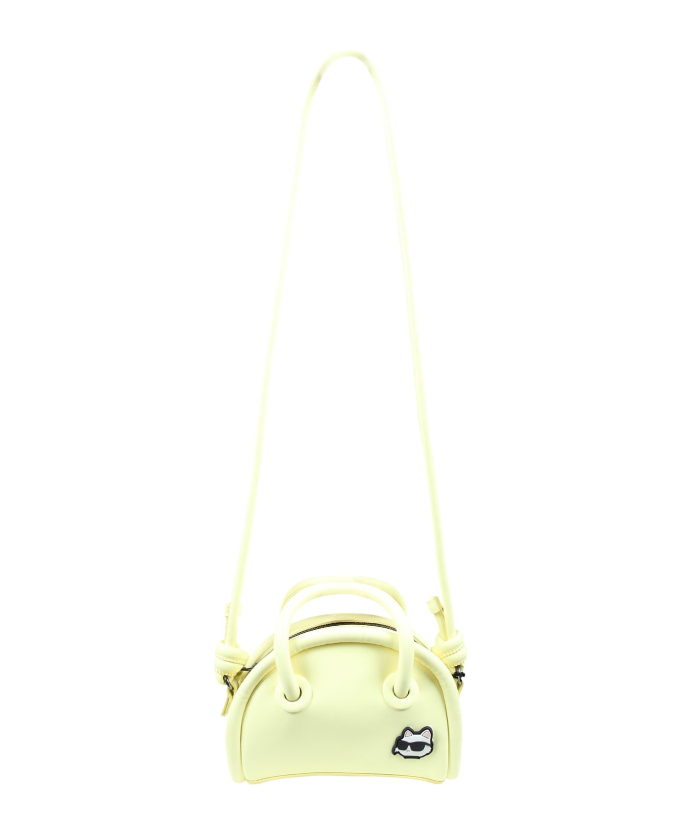 Karl Lagerfeld Kids Yellow Casual Bag For Girl With Logo - Yellow