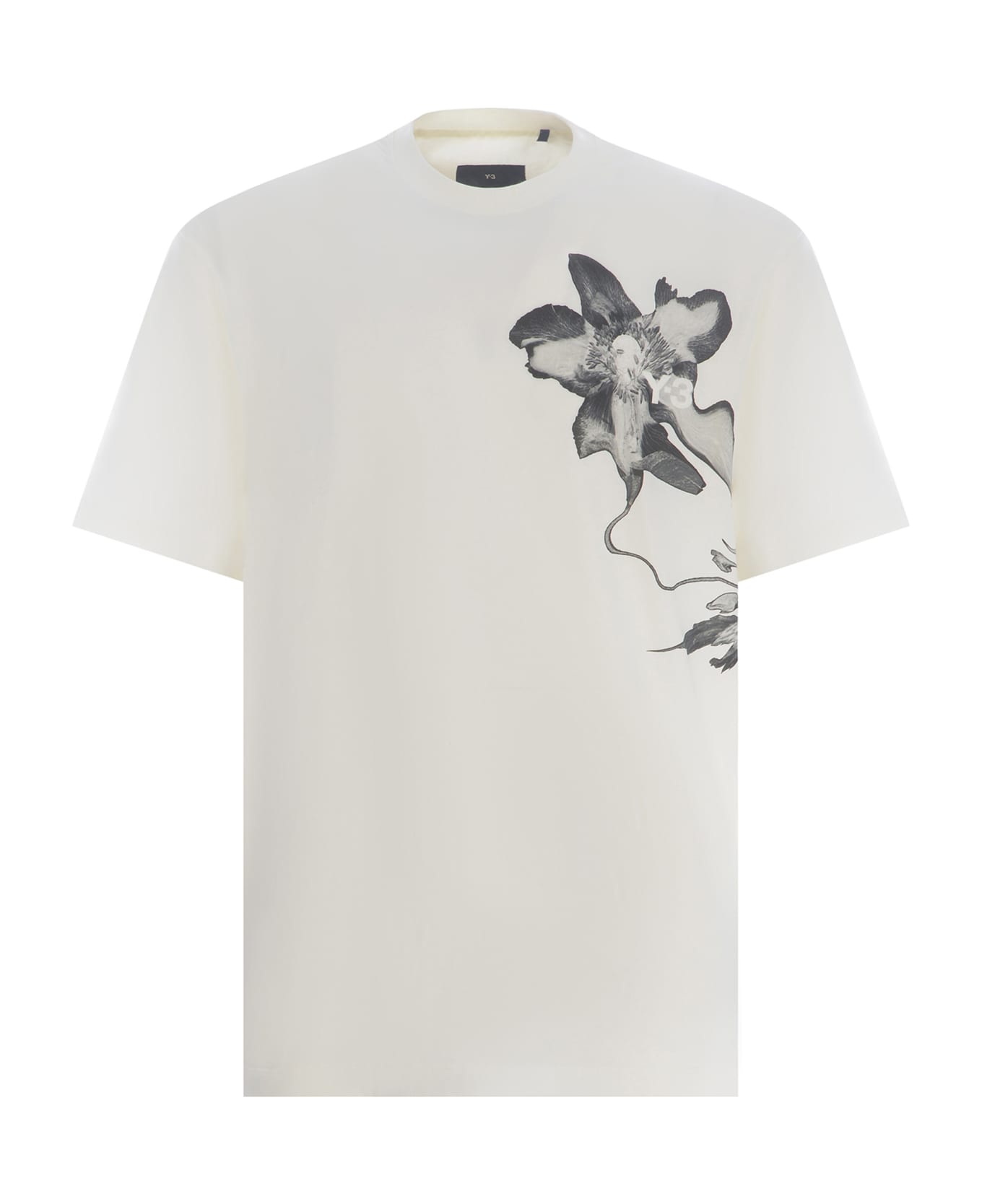 Y-3 T-shirt Y-3 "graphic" Made Of Cotton Jersey - Off white