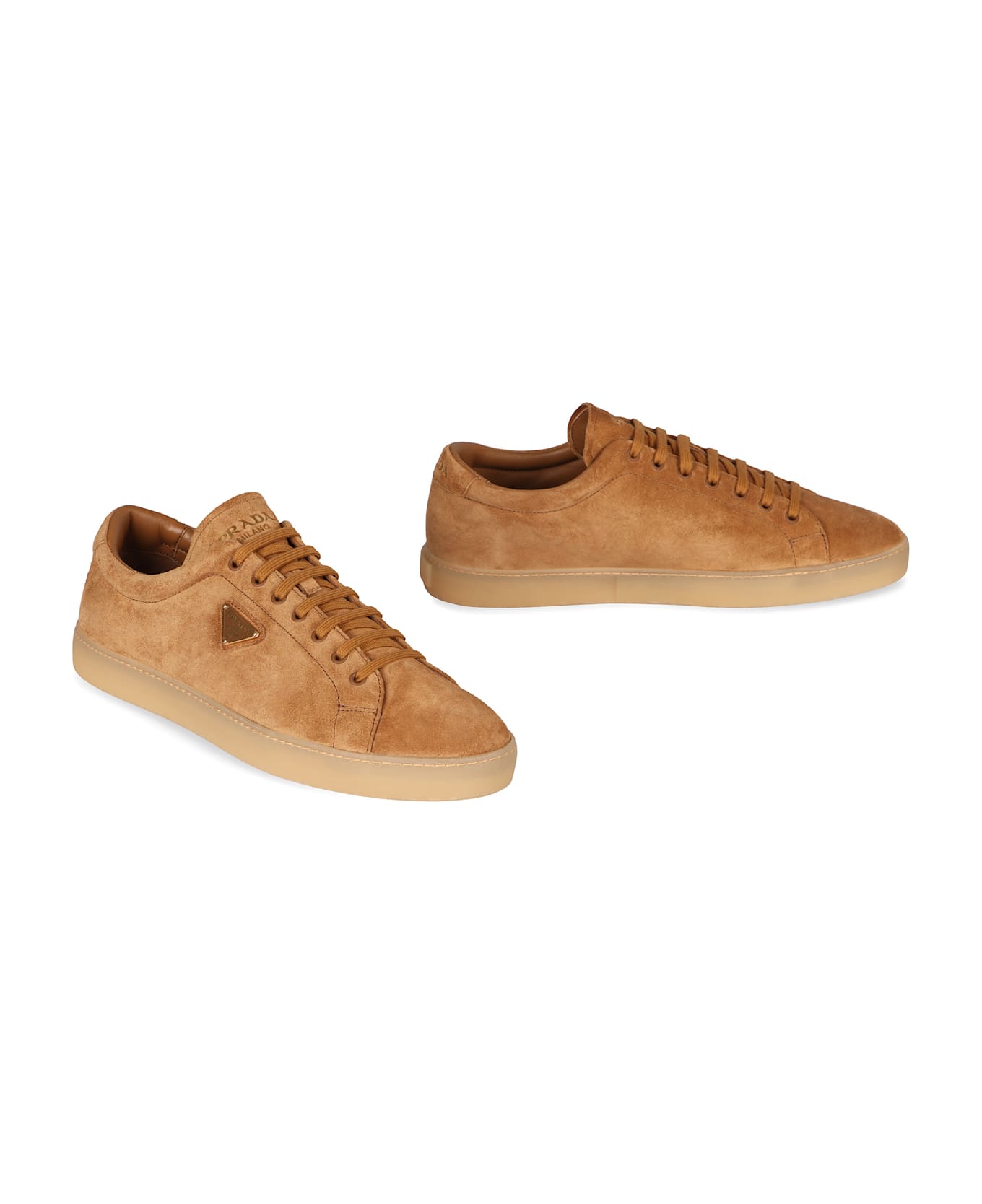 Prada Suede Sneakers - Cannela