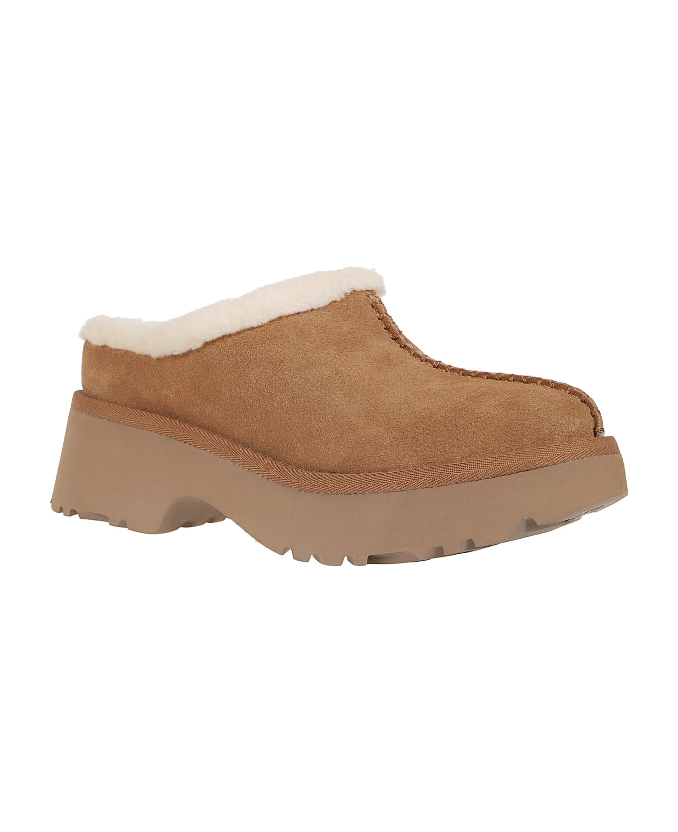 UGG W New Heights Cozy Clog - Neutro