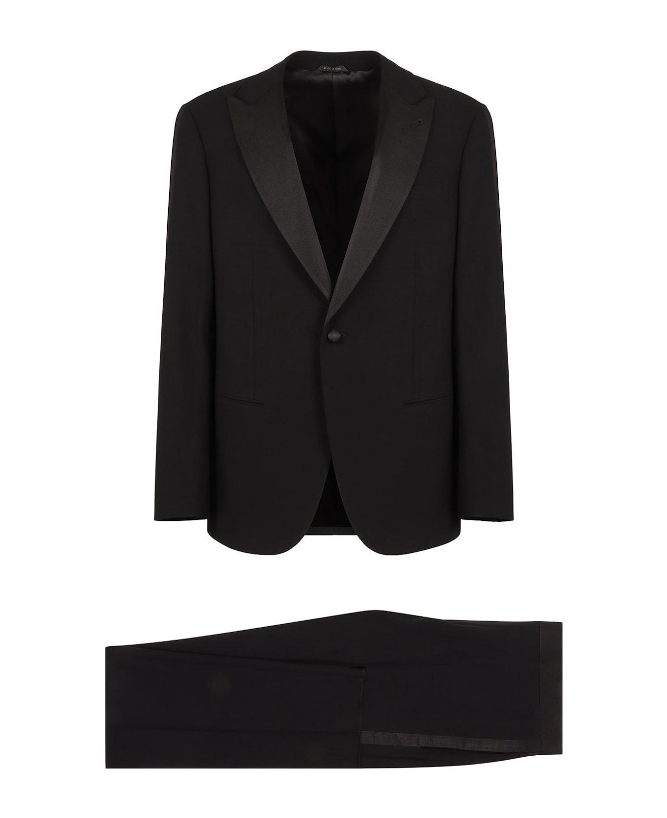 Giorgio Armani Single-breasted Tailored Suit - Black