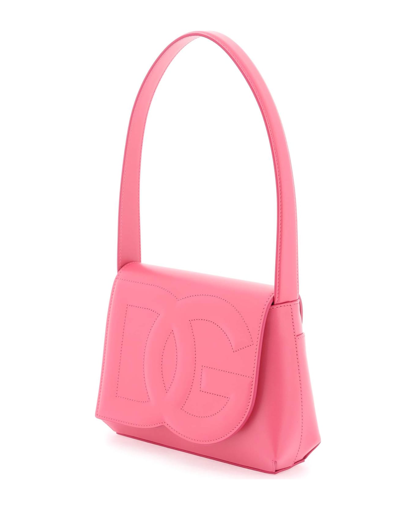 Dolce & Gabbana Dg Logo Leather Shoulder Bag - Pink トートバッグ