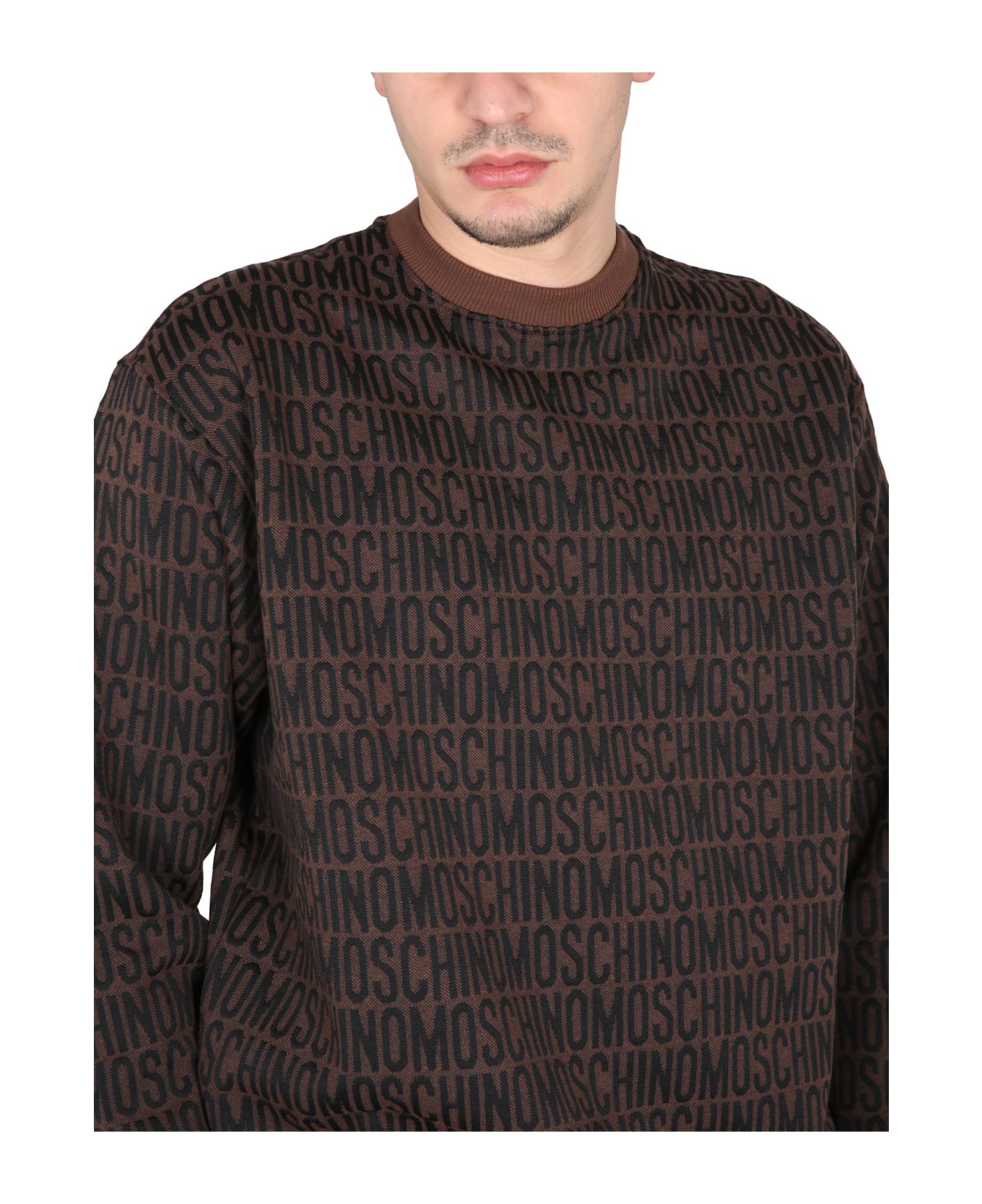 Moschino Sweatshirt With Logo - MARRONE