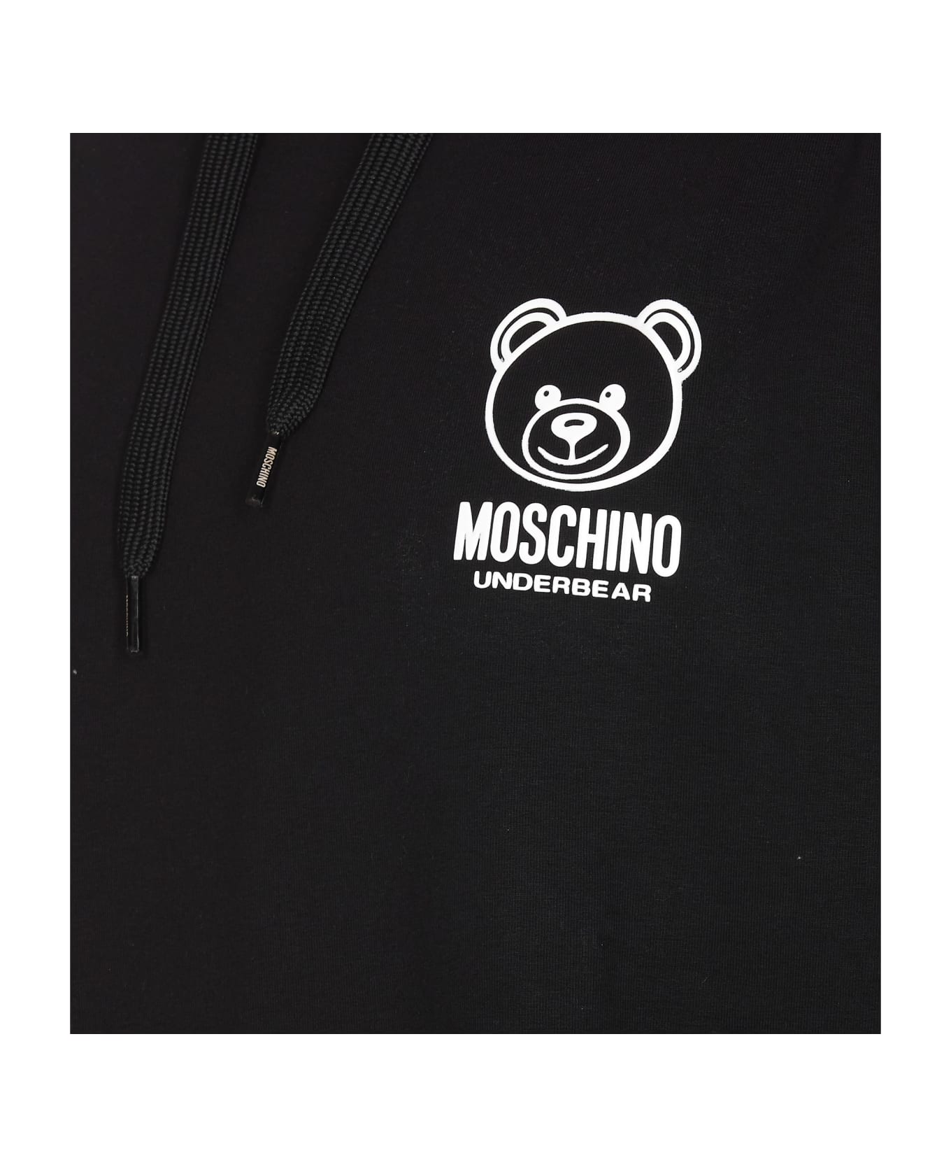 Moschino Underbear Hoodie - Black