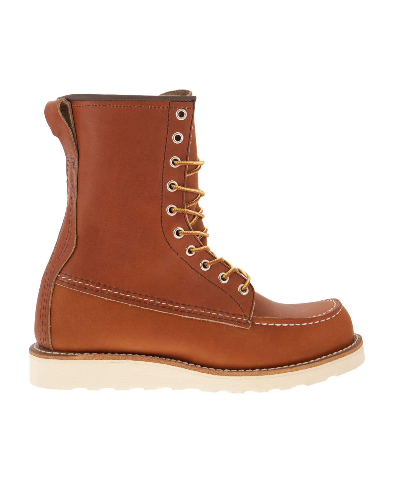 Red Wing Classic Moc - High Leather Lace-up Boot - Gold ブーツ