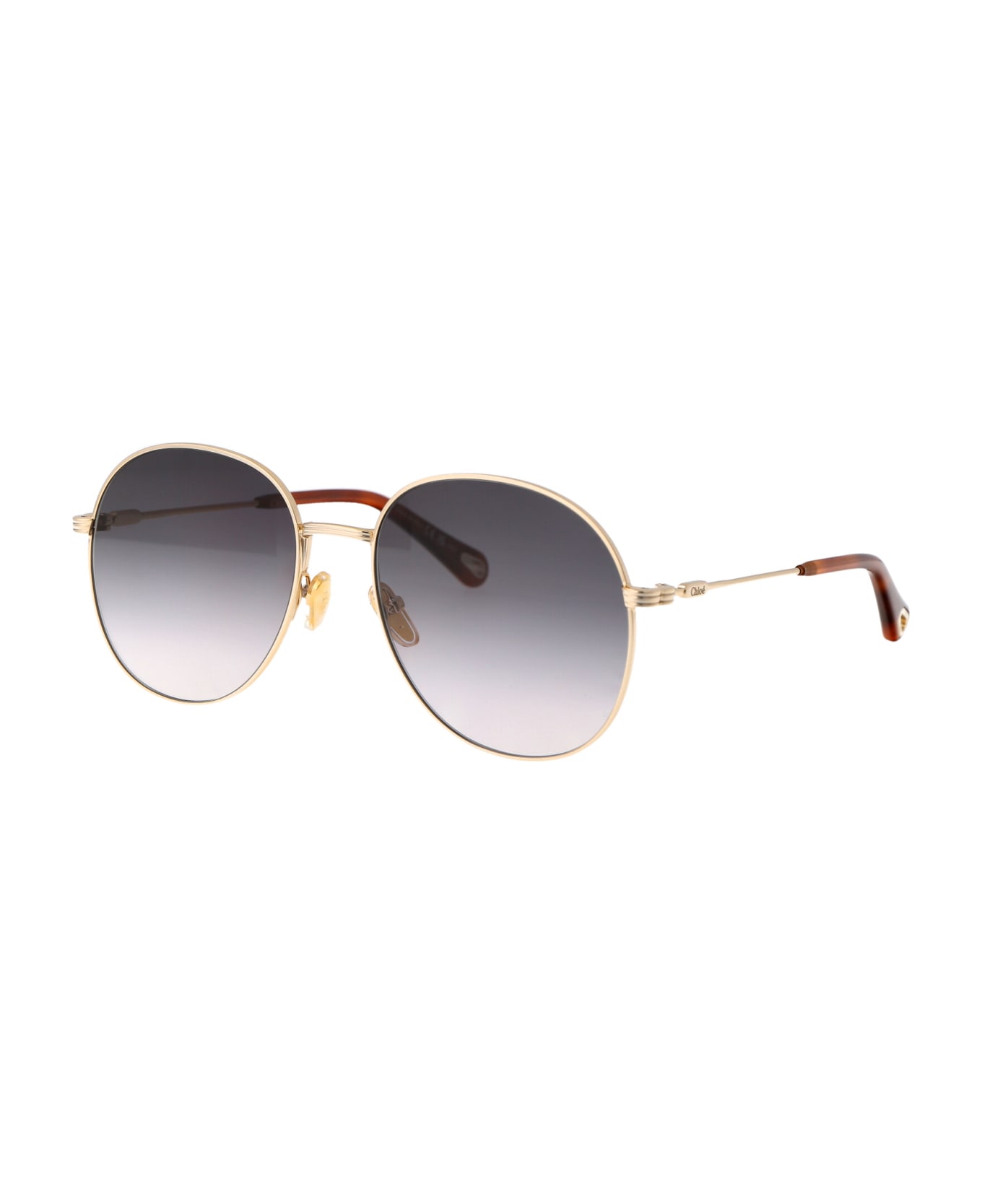 Chloé Eyewear Ch0178s Sunglasses - 001 GOLD GOLD GREY サングラス