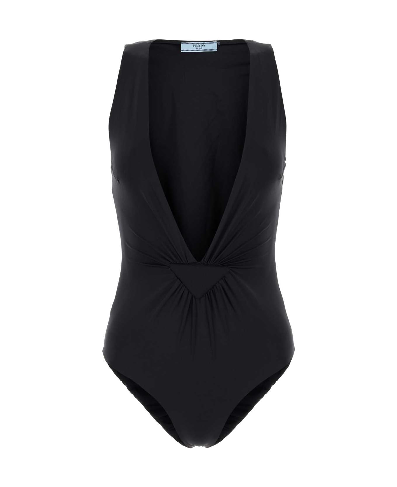 Prada Black Stretch Nylon Swimsuit - NERO