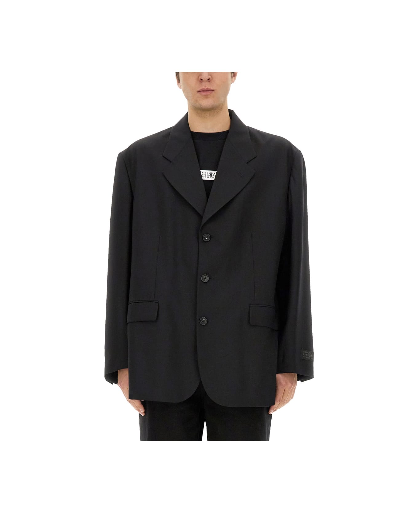 MM6 Maison Margiela Tailored Jacket - BLACK