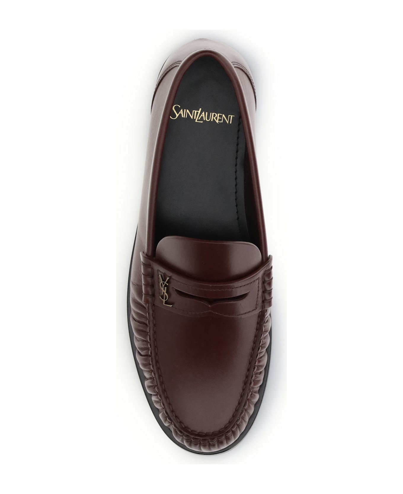 Saint Laurent Laurent Loafers - BORDEAUX