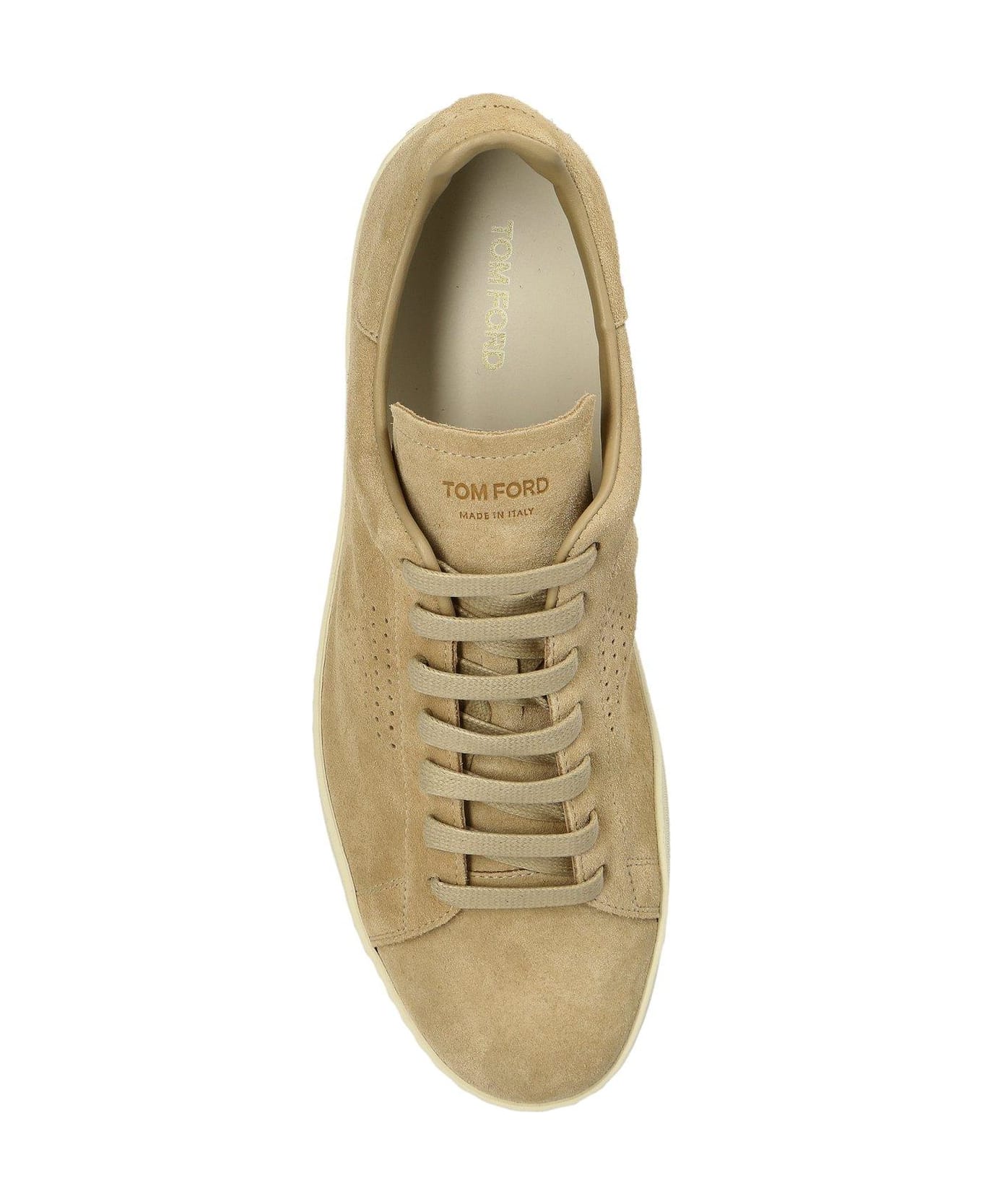 Tom Ford Warwick Lace-up Sneakers - Beige