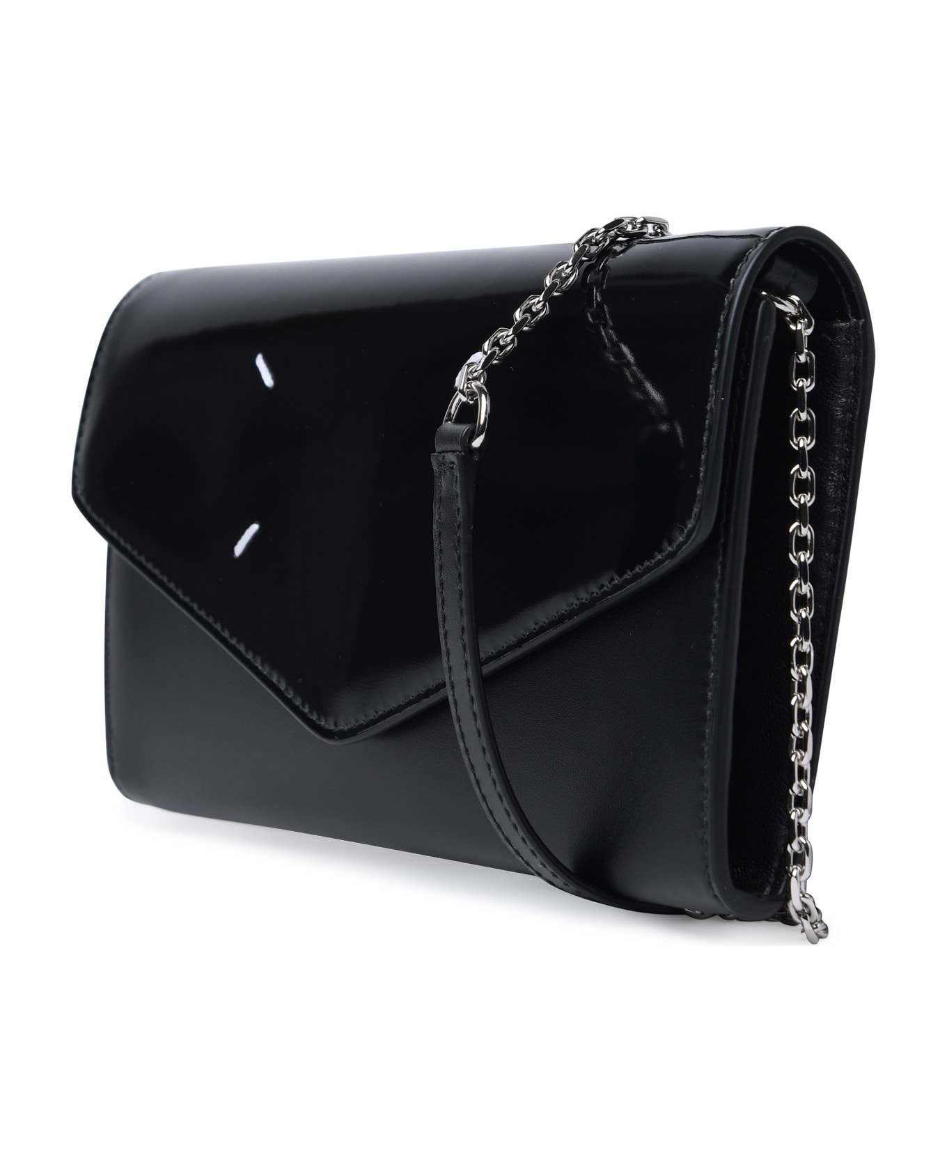 Maison Margiela Black Leather Crossbody Bag - Black ショルダーバッグ