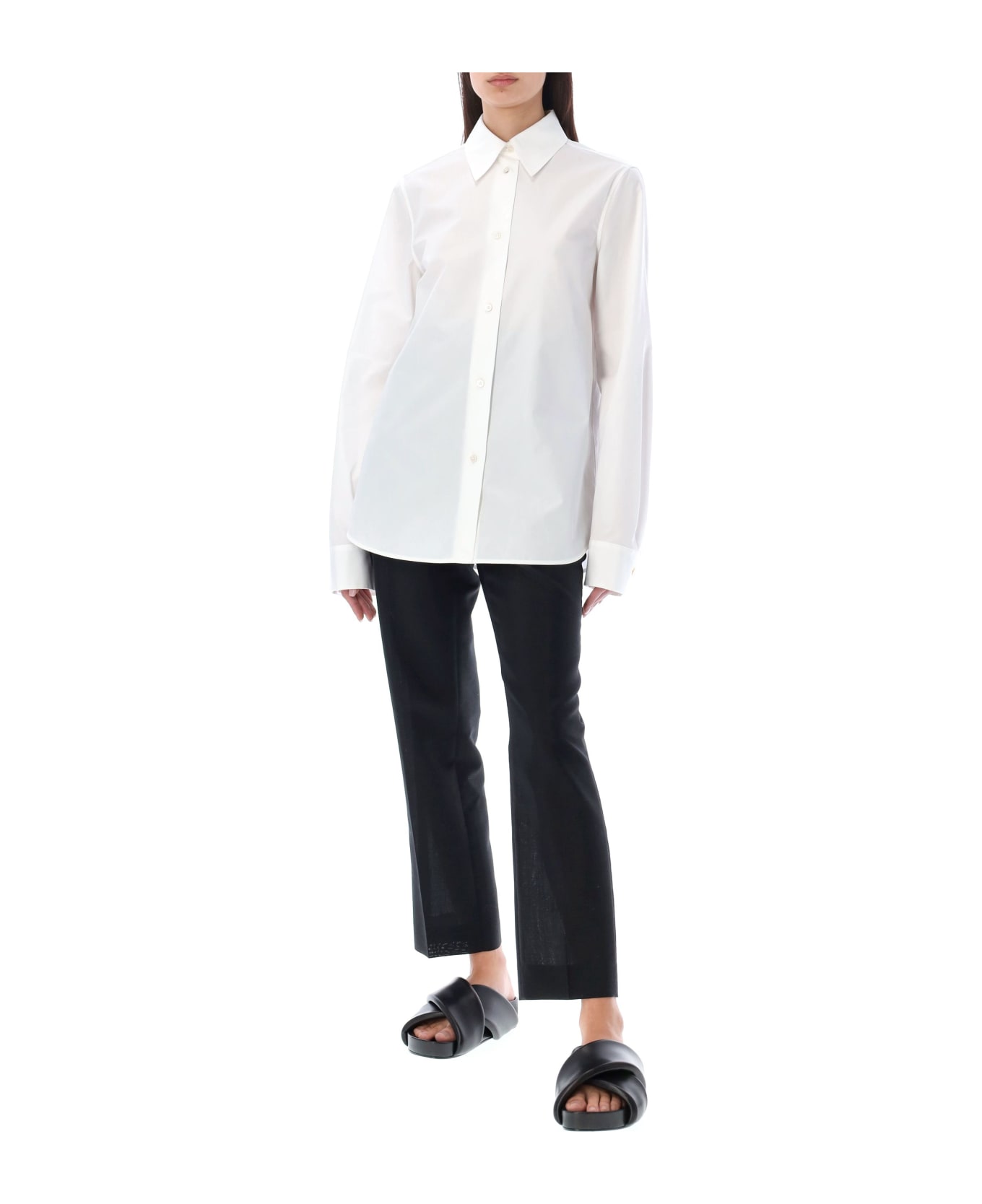Jil Sander Cotton Poplin Shirt - White