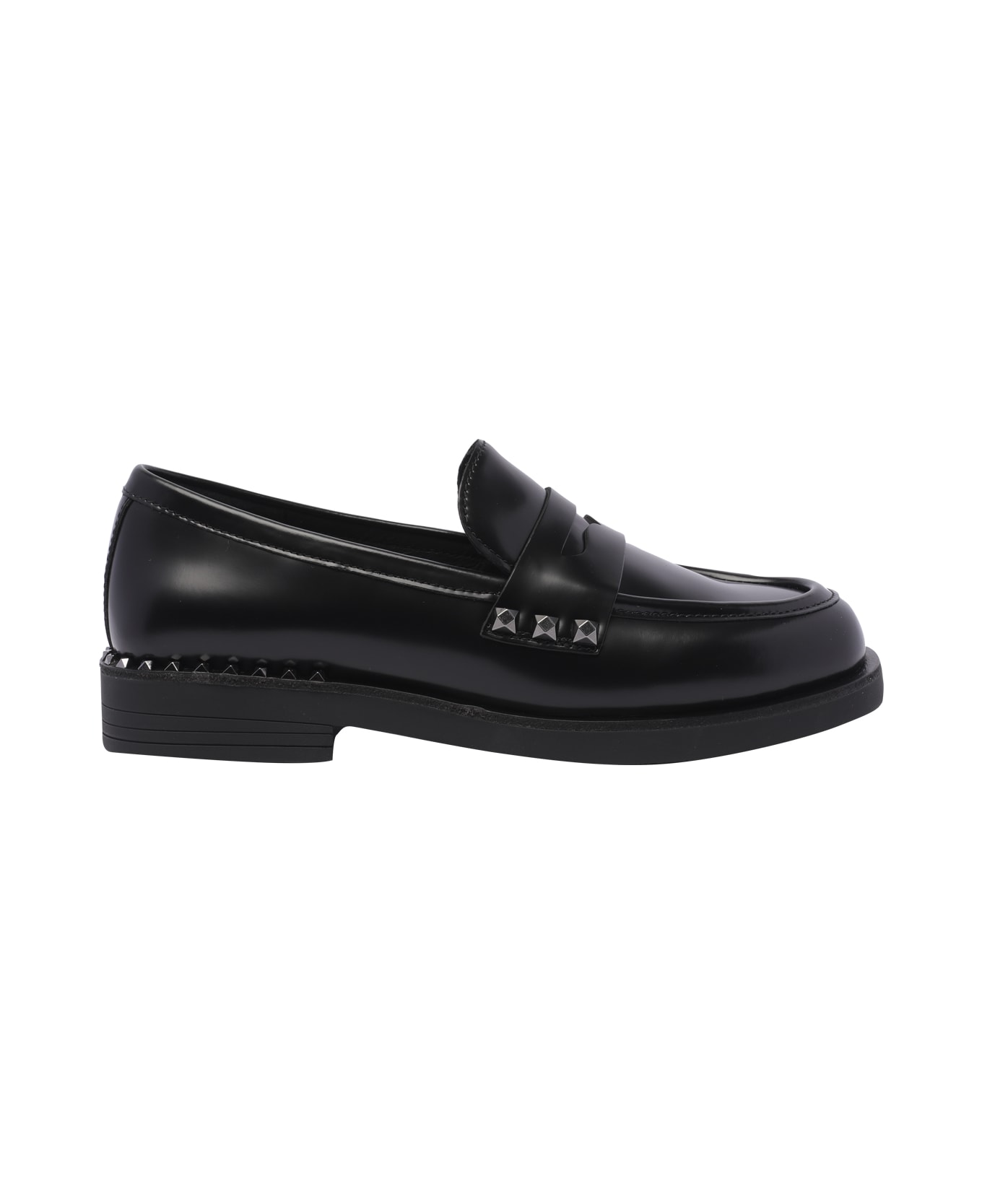 Ash Whisper Studs Loafers - Black