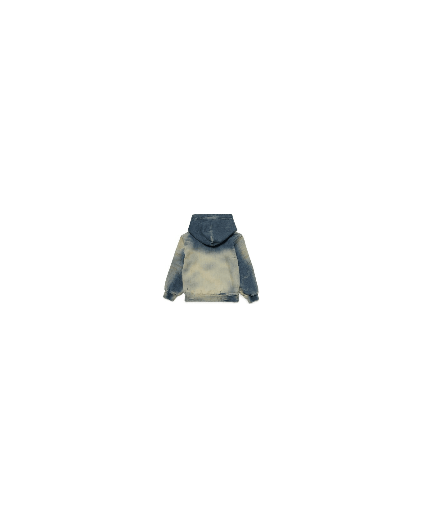 Diesel Denim Hooded Sweatshirt - Blue ニットウェア＆スウェットシャツ