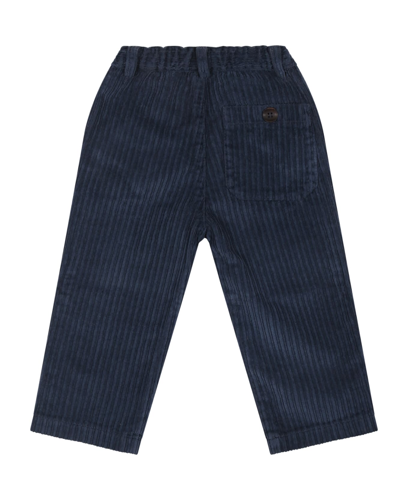 Zhoe & Tobiah Blue Trousers For Baby Boy - Blue