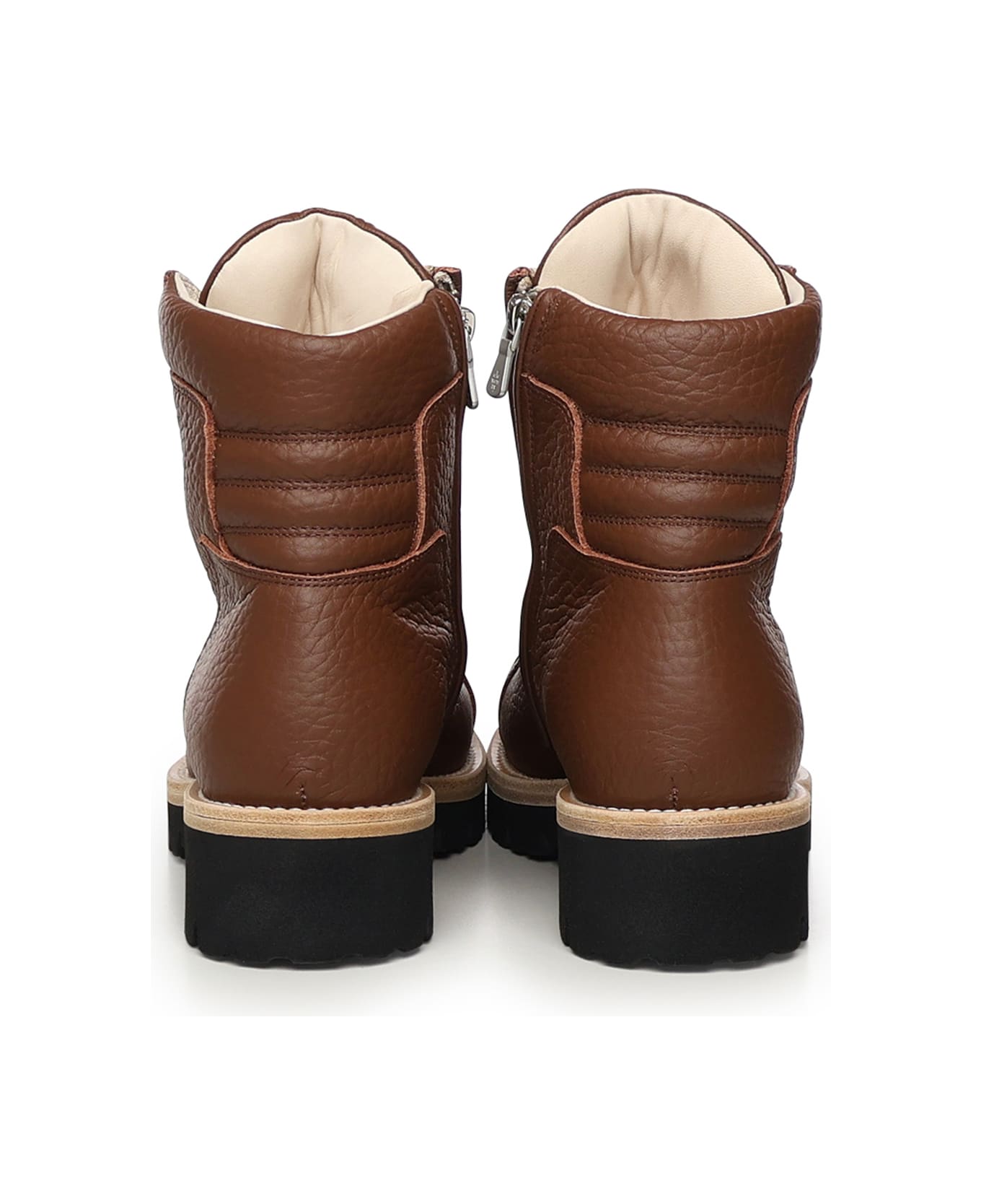 Eleventy Leather Boots - Brown