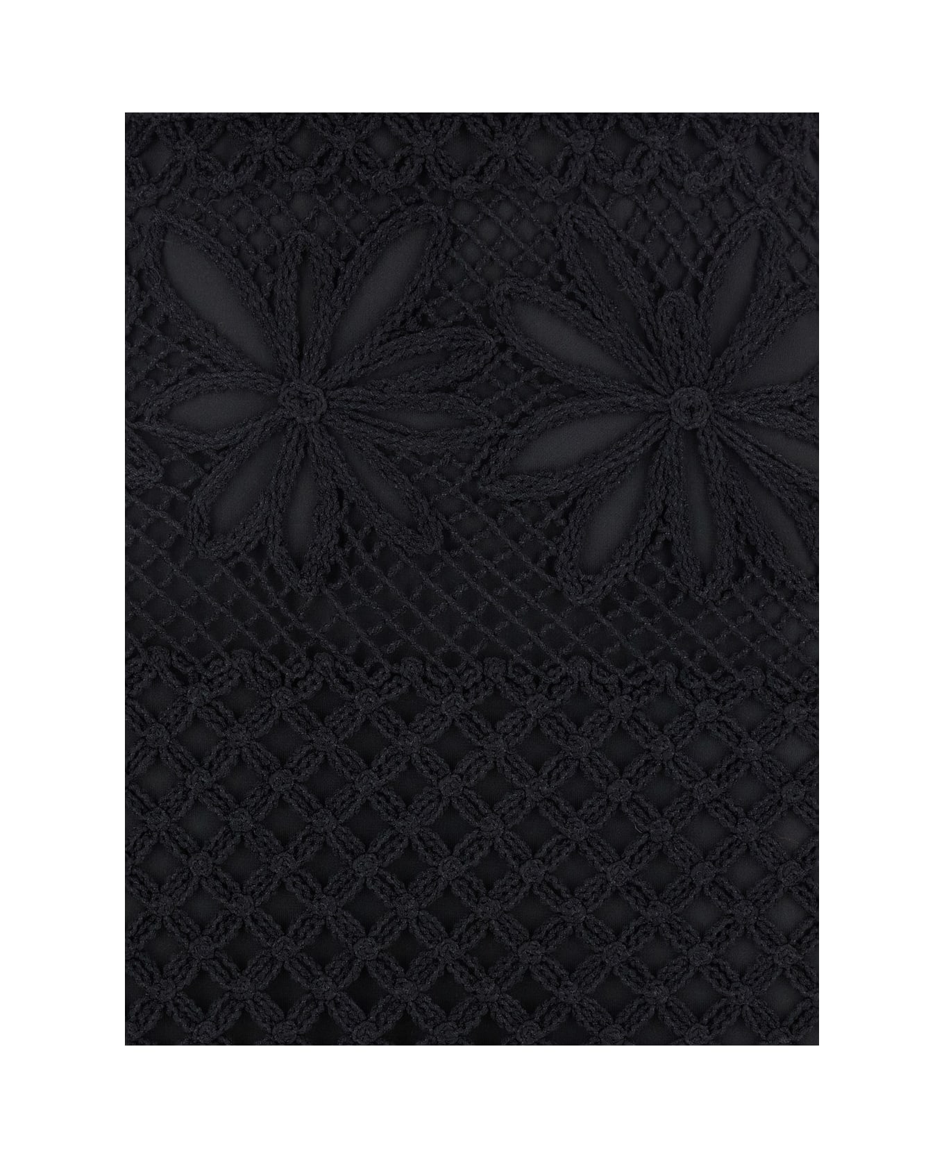 Pinko Crispo Gonna Fantasy Net - Black
