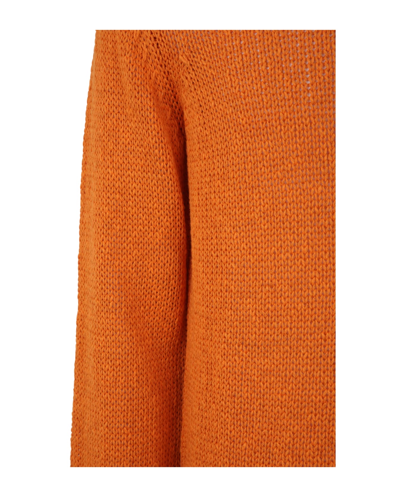 Nuur Regular Fit Round Neck Pullover - Orange ニットウェア