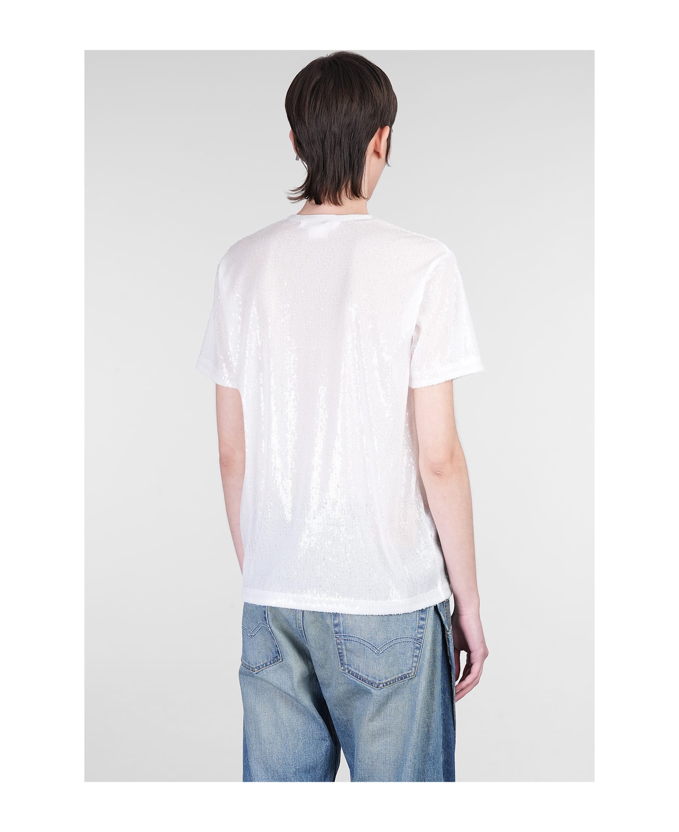 Junya Watanabe T-shirt In White Polyester - white
