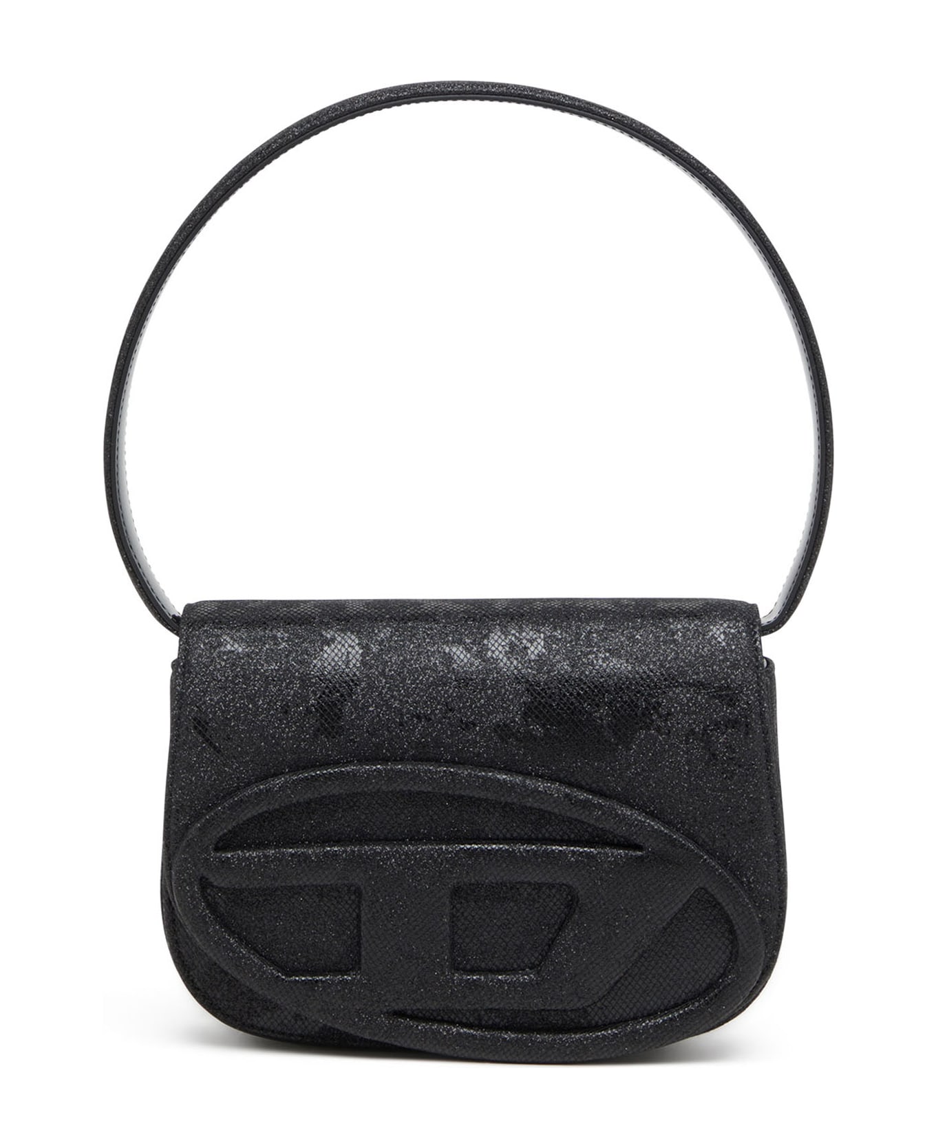 Diesel 1dr Glitter Fabric Shoulder Bag - Black