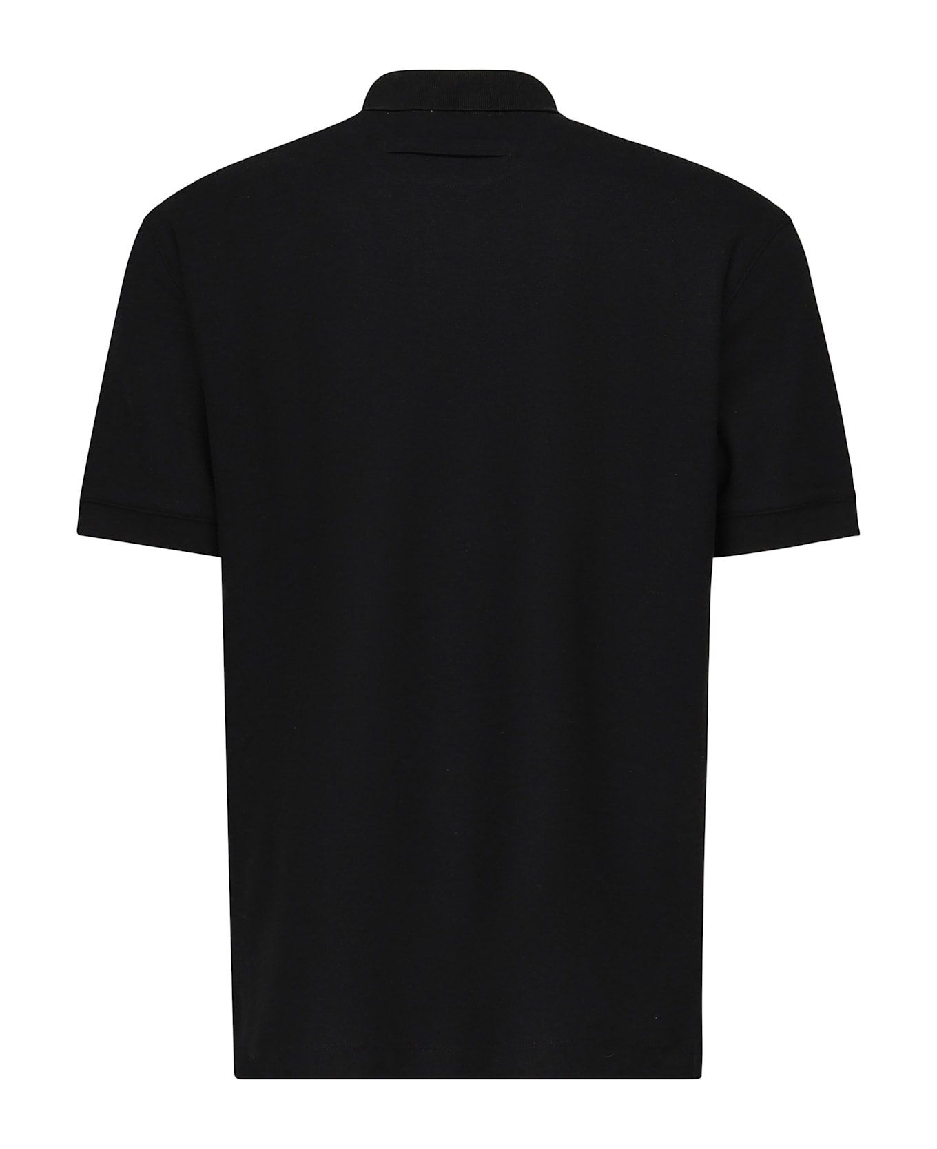 Zegna Premium Cotton Polo - Black