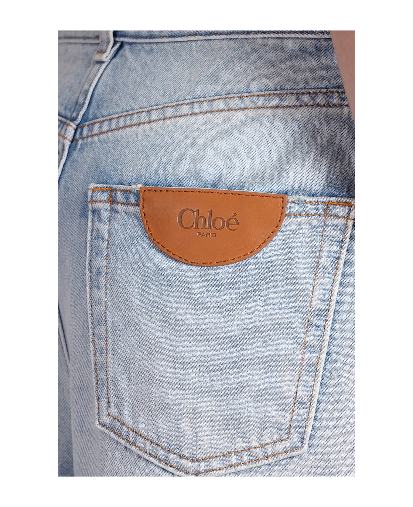 Chloé Jeans In Blue Denim - blue