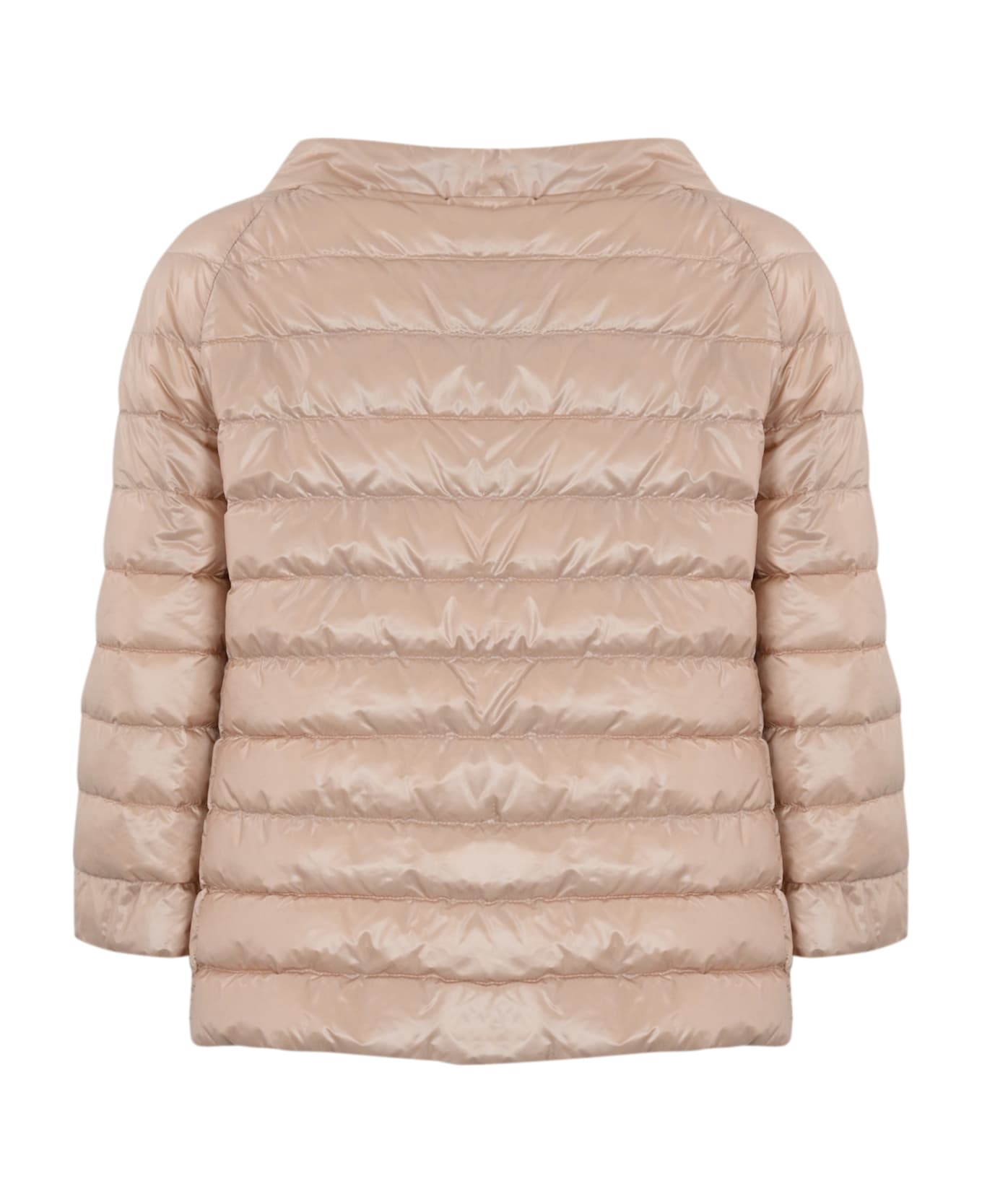 Herno Reversible Down Jacket - Rosa/beige