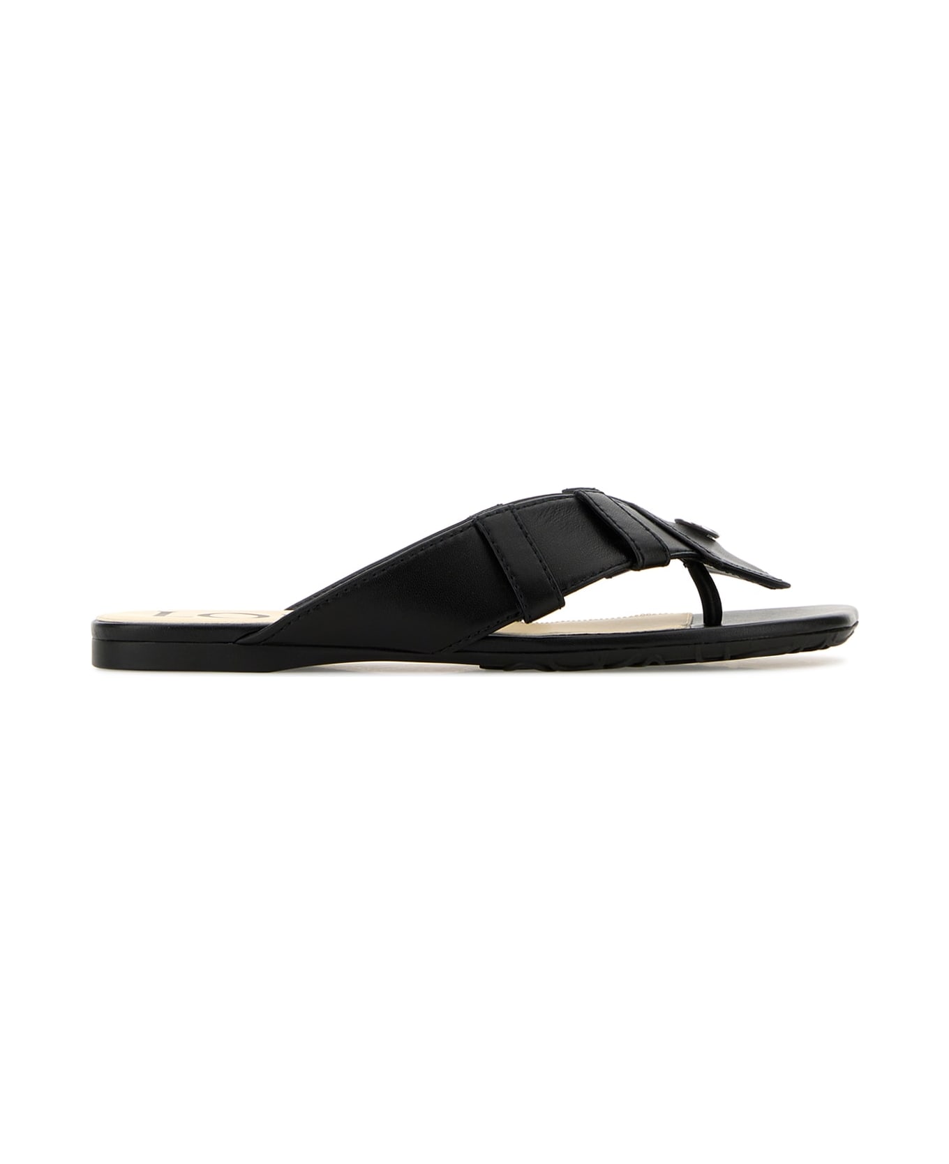 Loewe Toy Panta Toe Post Sandal - BLACK