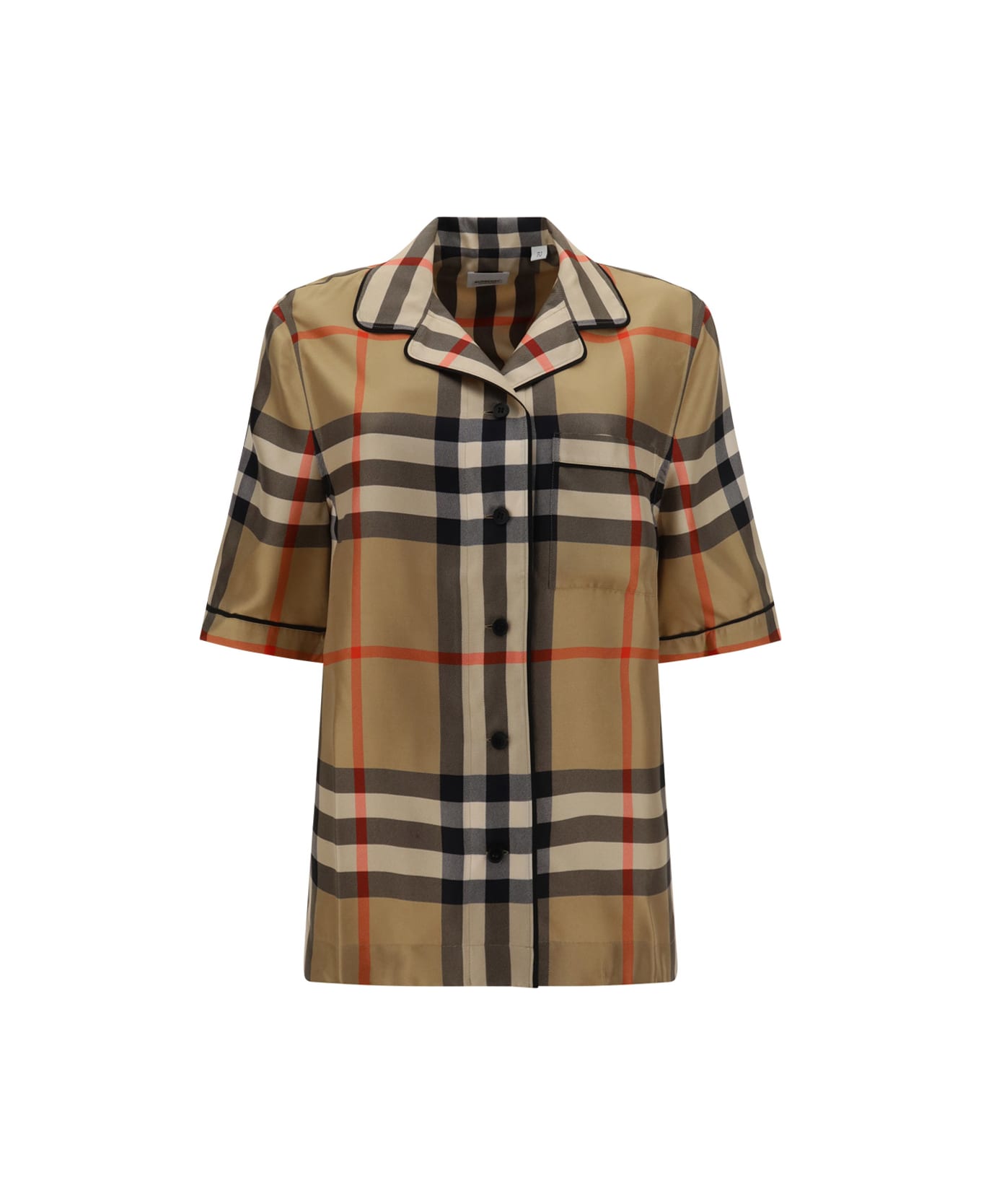 Burberry Silk Shirt - Brown シャツ
