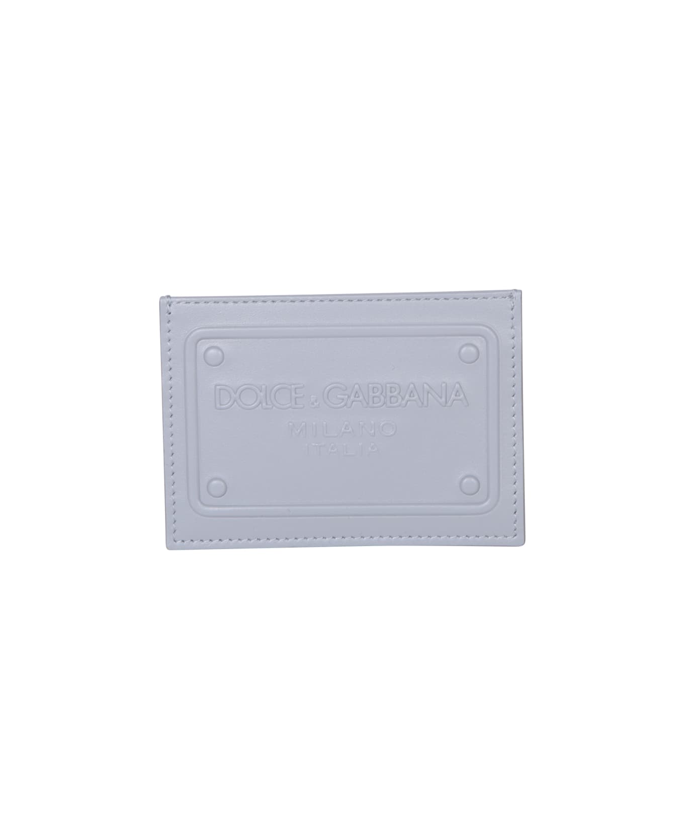 Dolce & Gabbana Logo Grey Cardholder - Grey