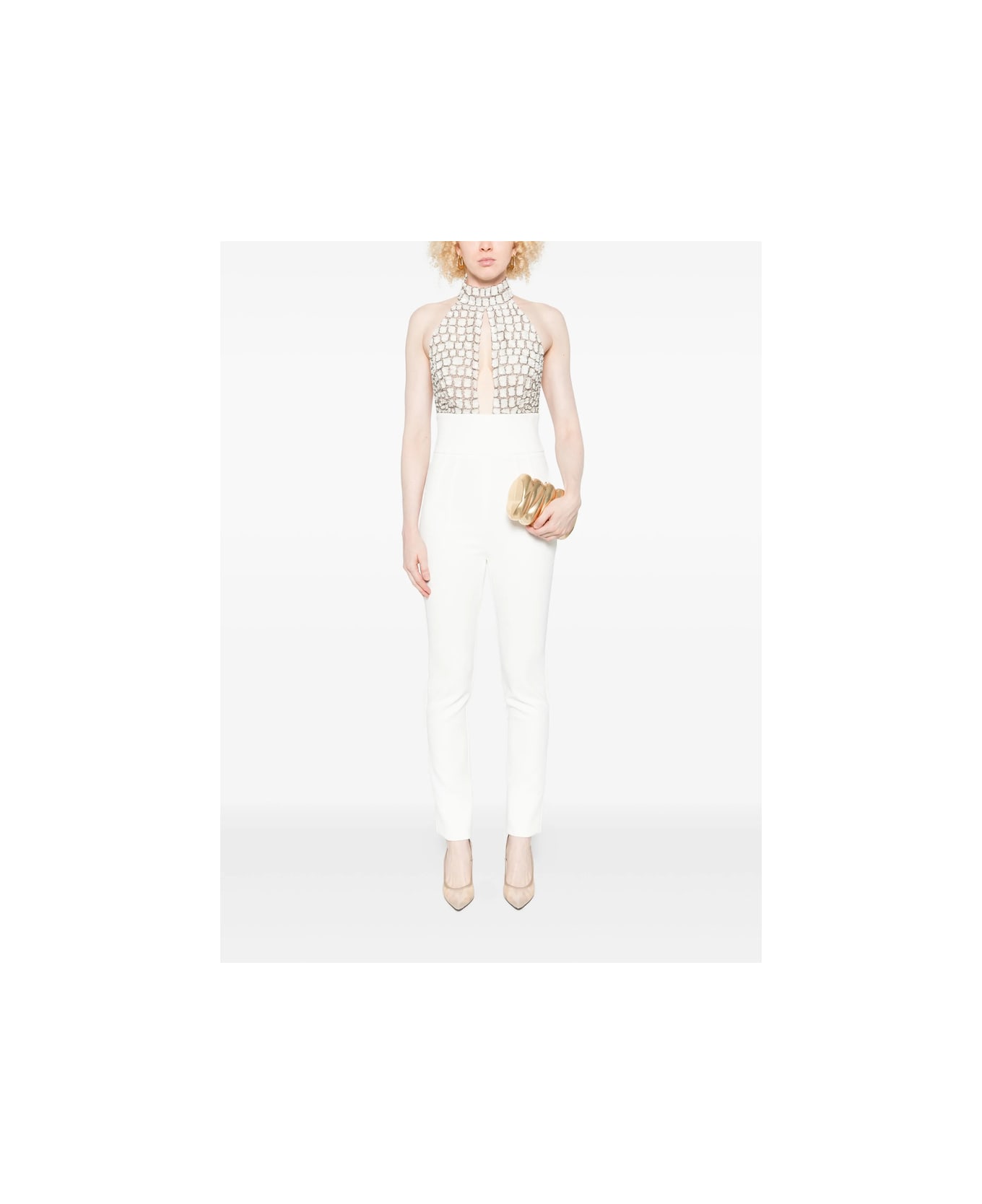 Elisabetta Franchi Jumpsuit - WHITE