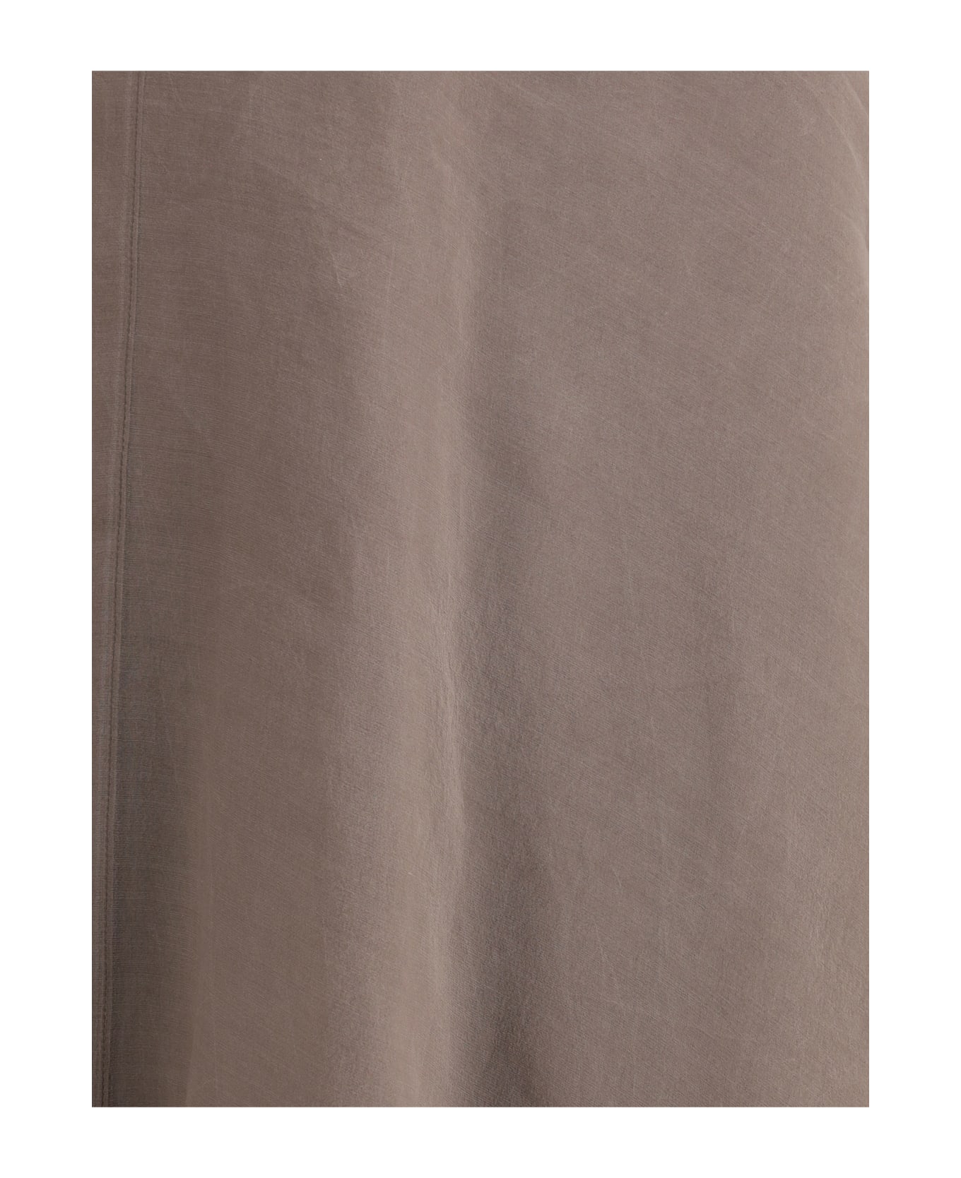 Brunello Cucinelli Silk Crêpe Midi Skirt