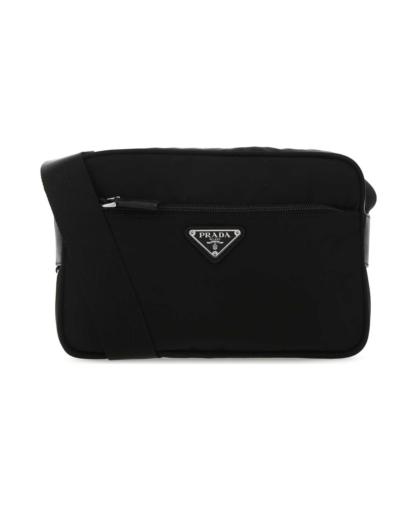 Prada Black Re-nylon Crossbody Bag - F0002