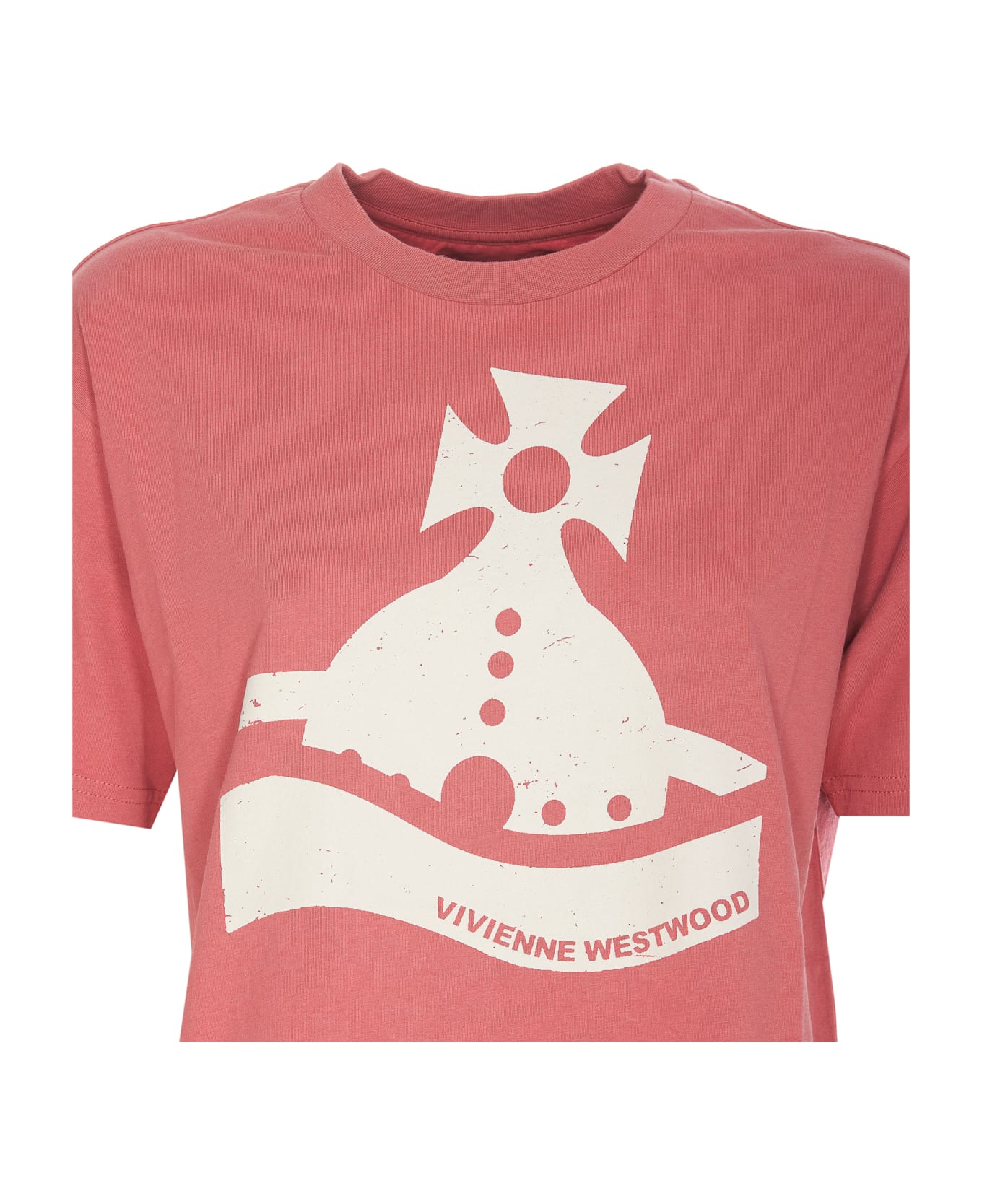 Vivienne Westwood Sunken Orb T-shrit - Pink