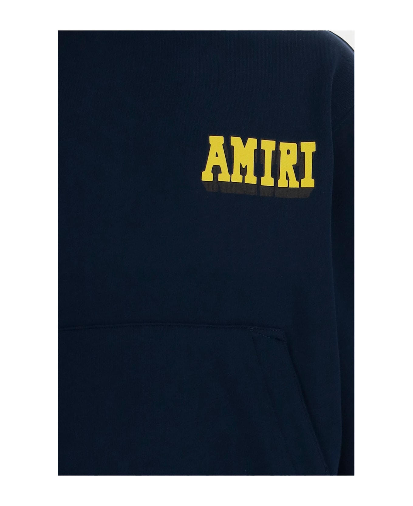 AMIRI Cotton Sweatshirt With Print And Logo - Blue
