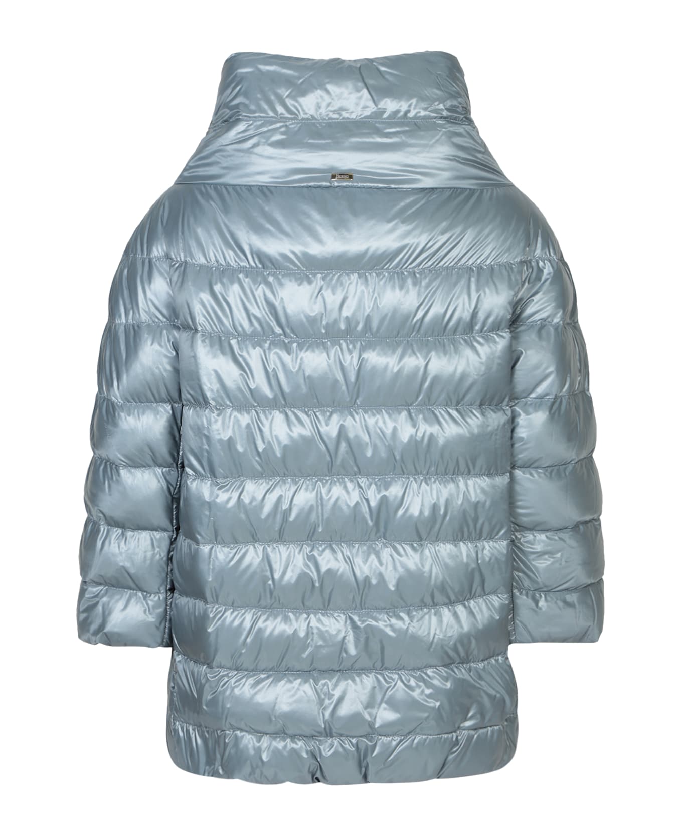 Herno Aminta Grey Cape Down Jacket - Grey