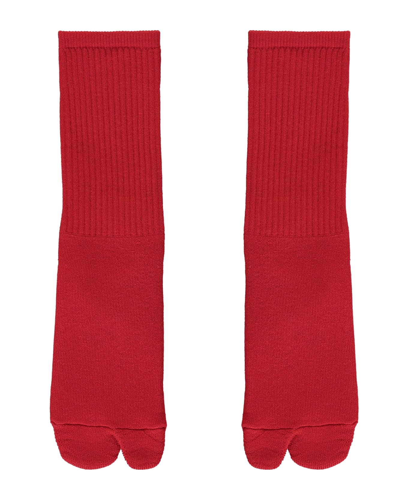 AMBUSH Cotton Socks With Logo - red 靴下