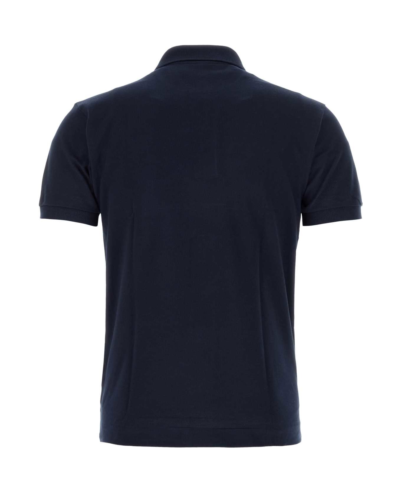 Lacoste Navy Blue Piquet Polo Shirt - 166 ポロシャツ