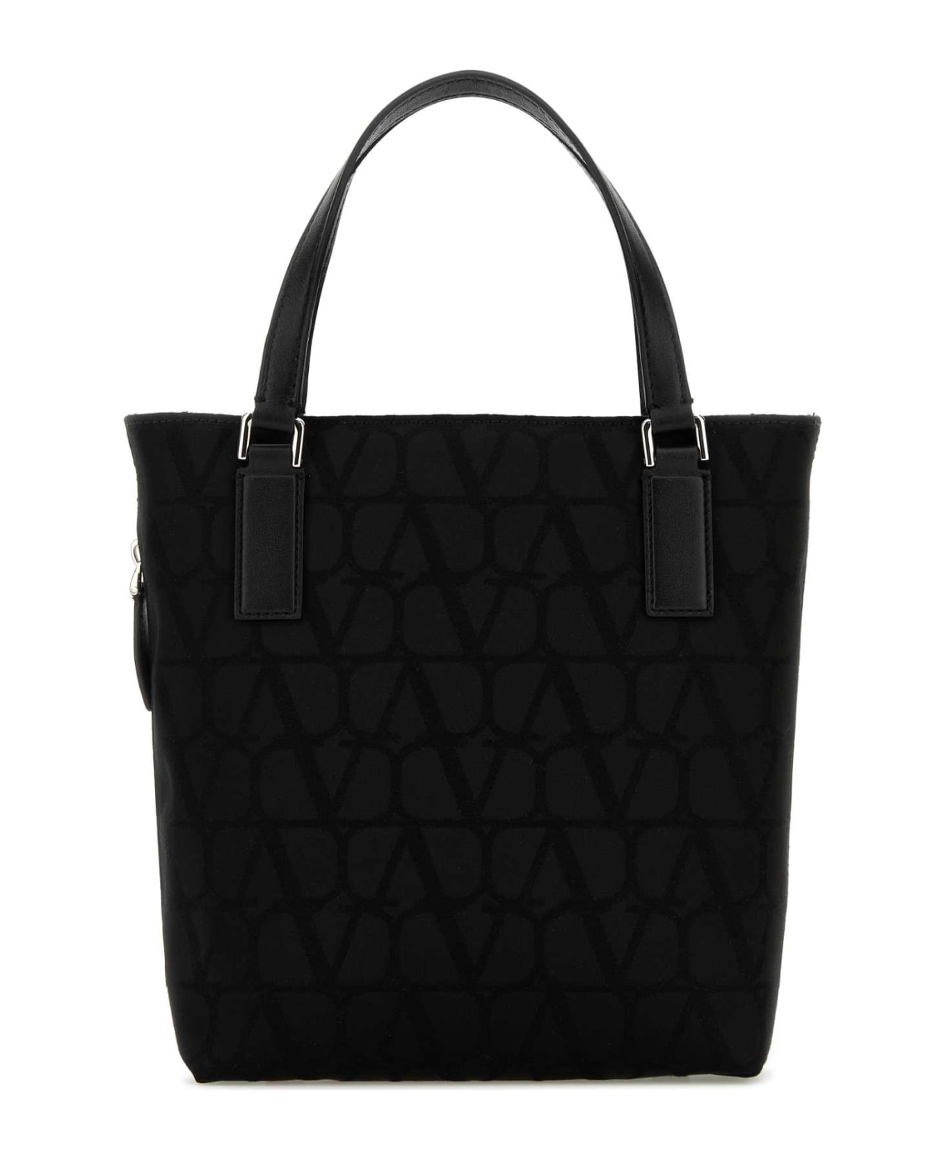 Valentino Garavani Toile Iconographe Shopping Bag - NERO